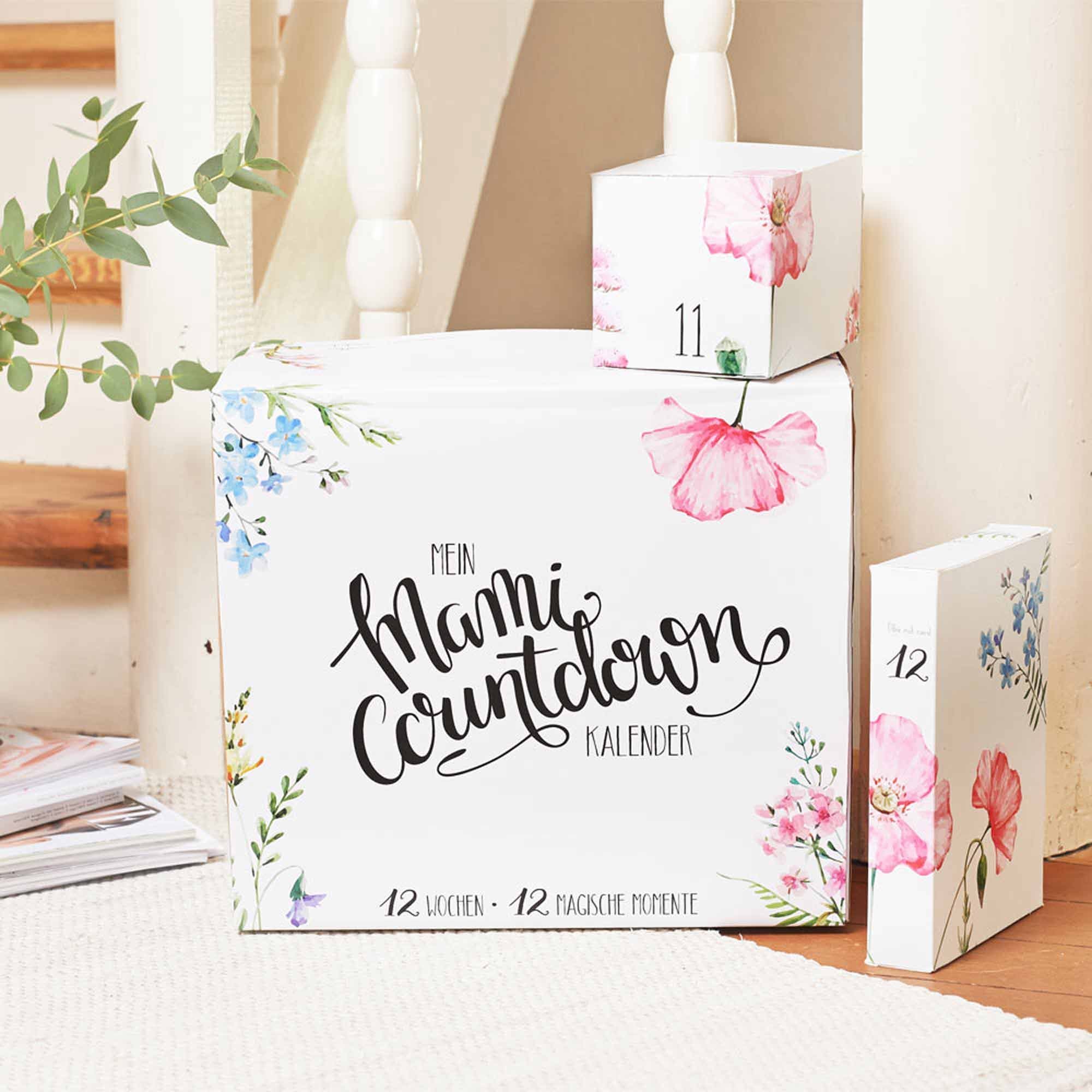 melovely Countdown Kalender Mami-Countdown-Kalender, 12 Geschenke