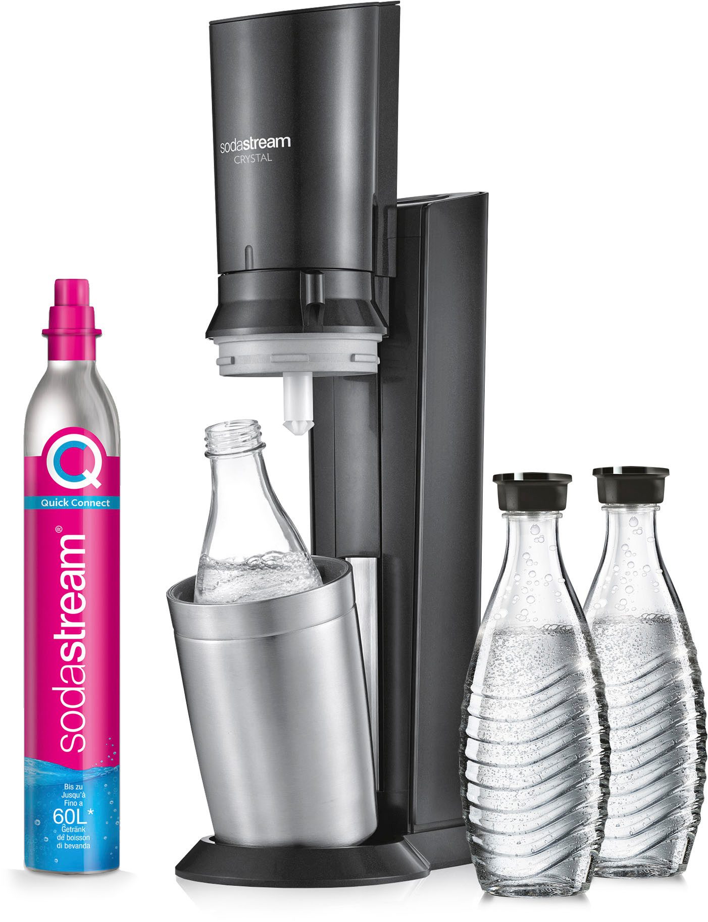 SodaStream Wassersprudler Crystal 3.0 - Vorteilspack,