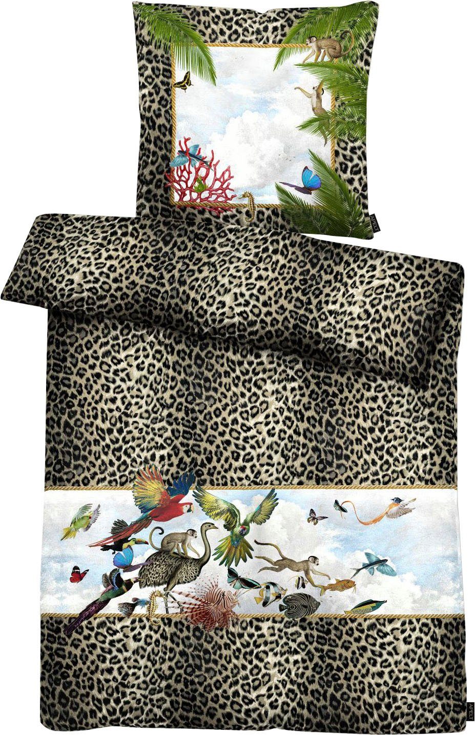 APELT Bettwäsche Louis, Satin, 2 teilig,