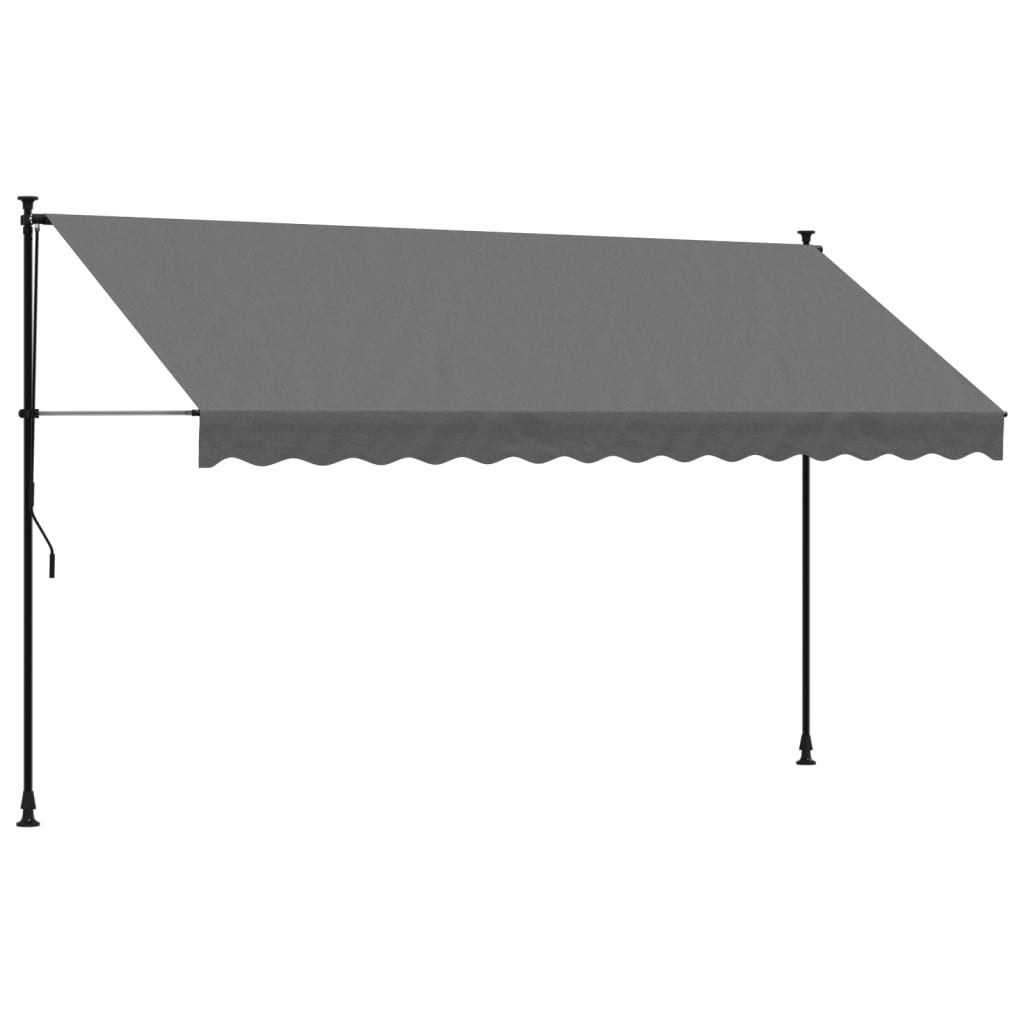 vidaXL Markise Markise Einziehbar Anthrazit 350x150
