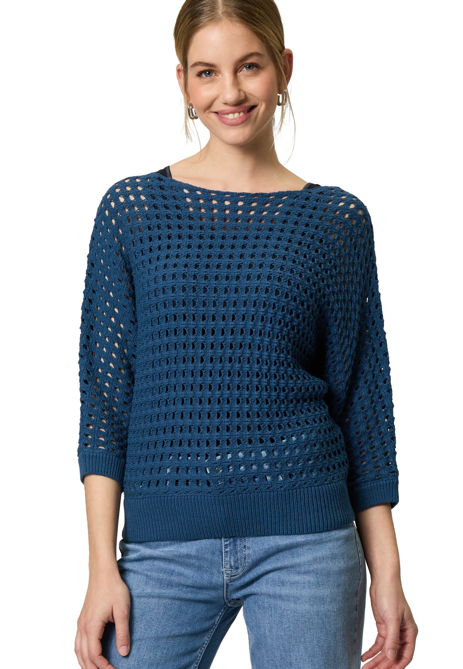 Zero Strickpullover zero Damen Pullover mit
