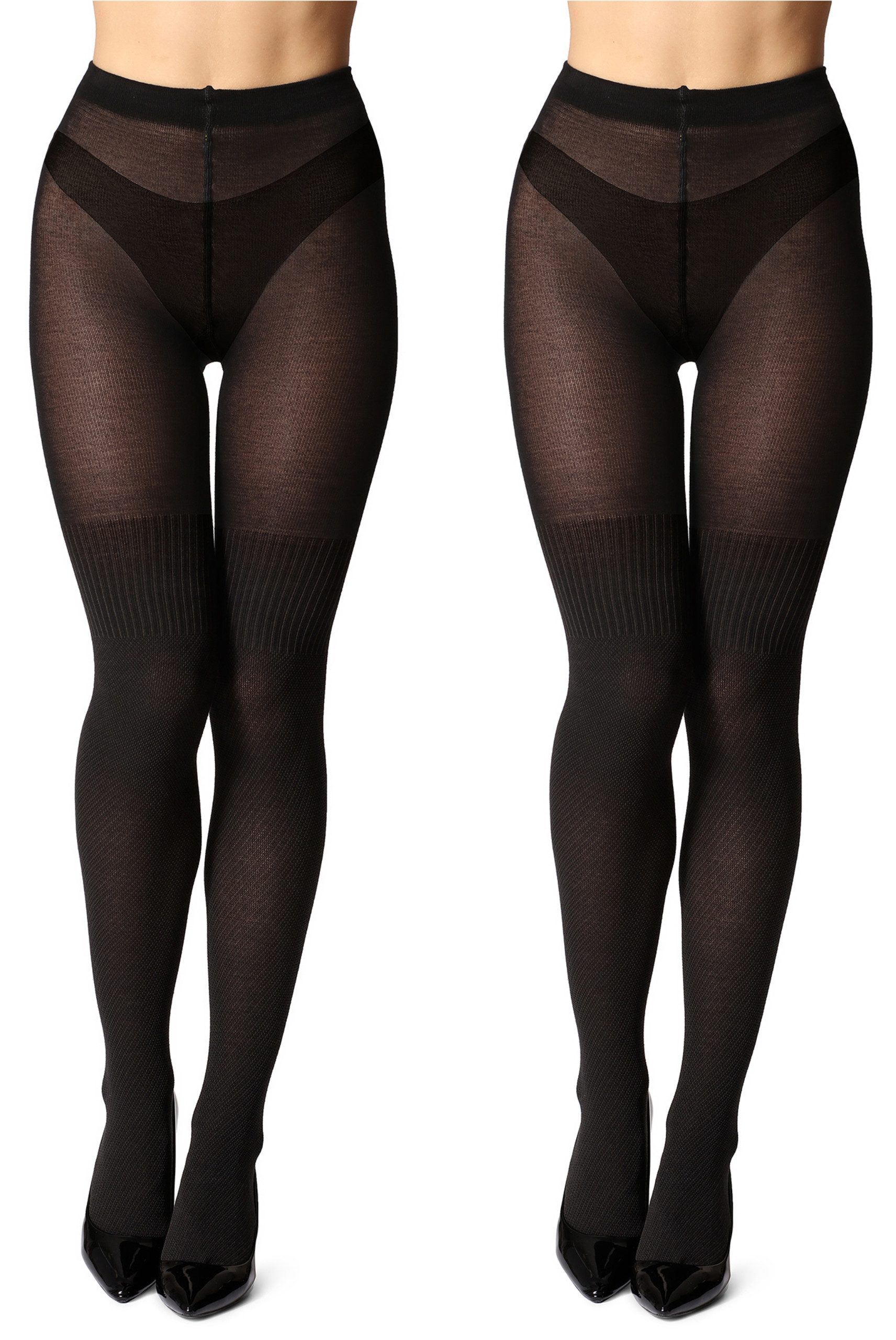 Bellivalini Strumpfhose 2er Pack Damen Strumpfhose