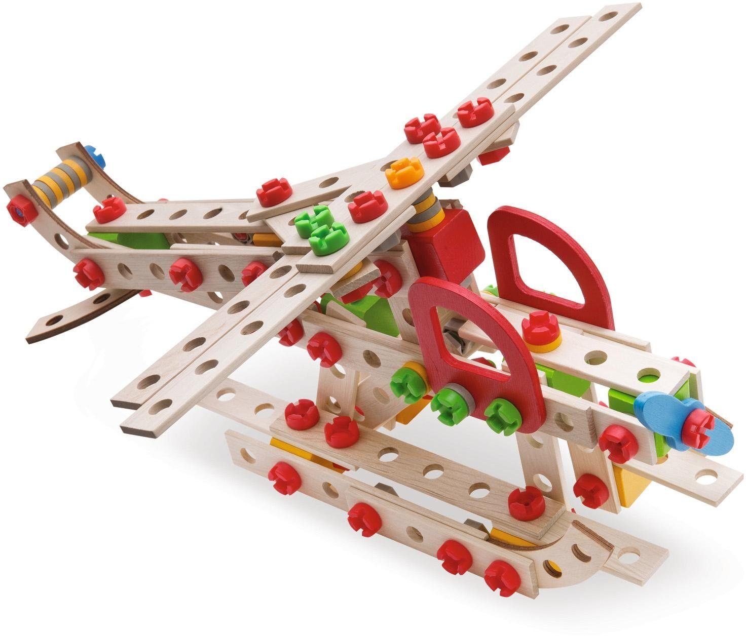 Eichhorn Constructor Hubschrauber Konstruktionsspielsteine, (225 St),