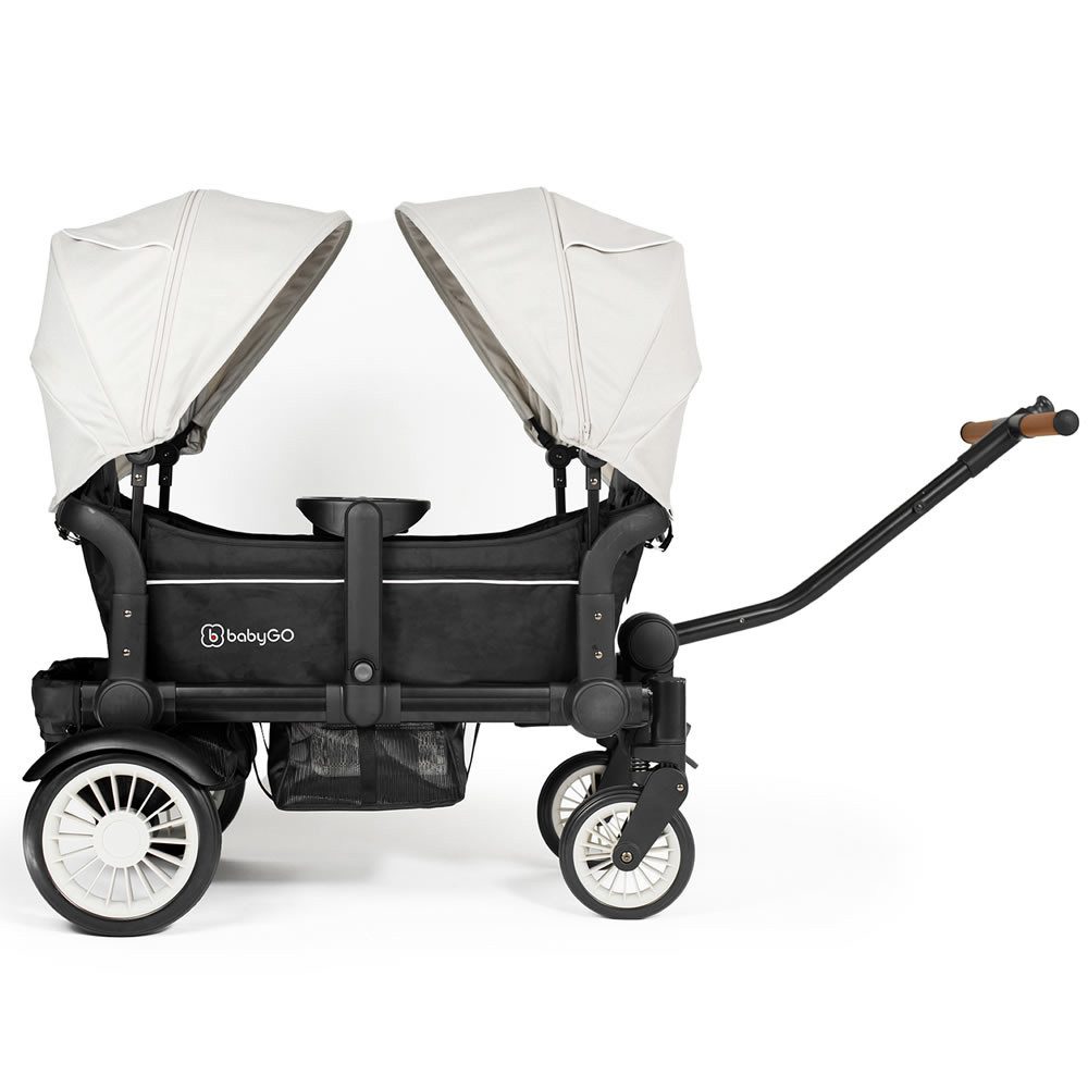 BabyGo Bollerwagen Bollerwagen Zwillingswagen Cozy Rider,