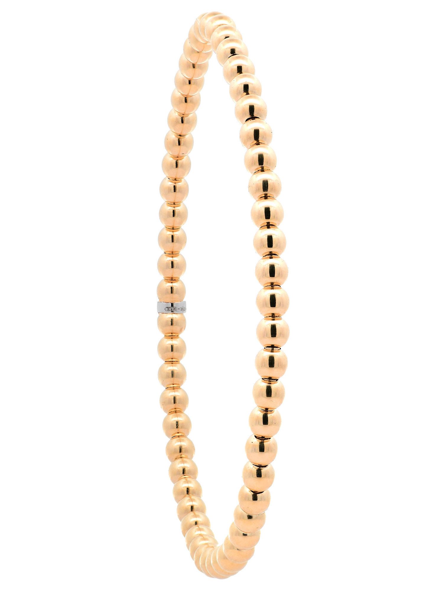 HOPLO Goldarmband Goldkette Kugelkette Breite 4,0mm