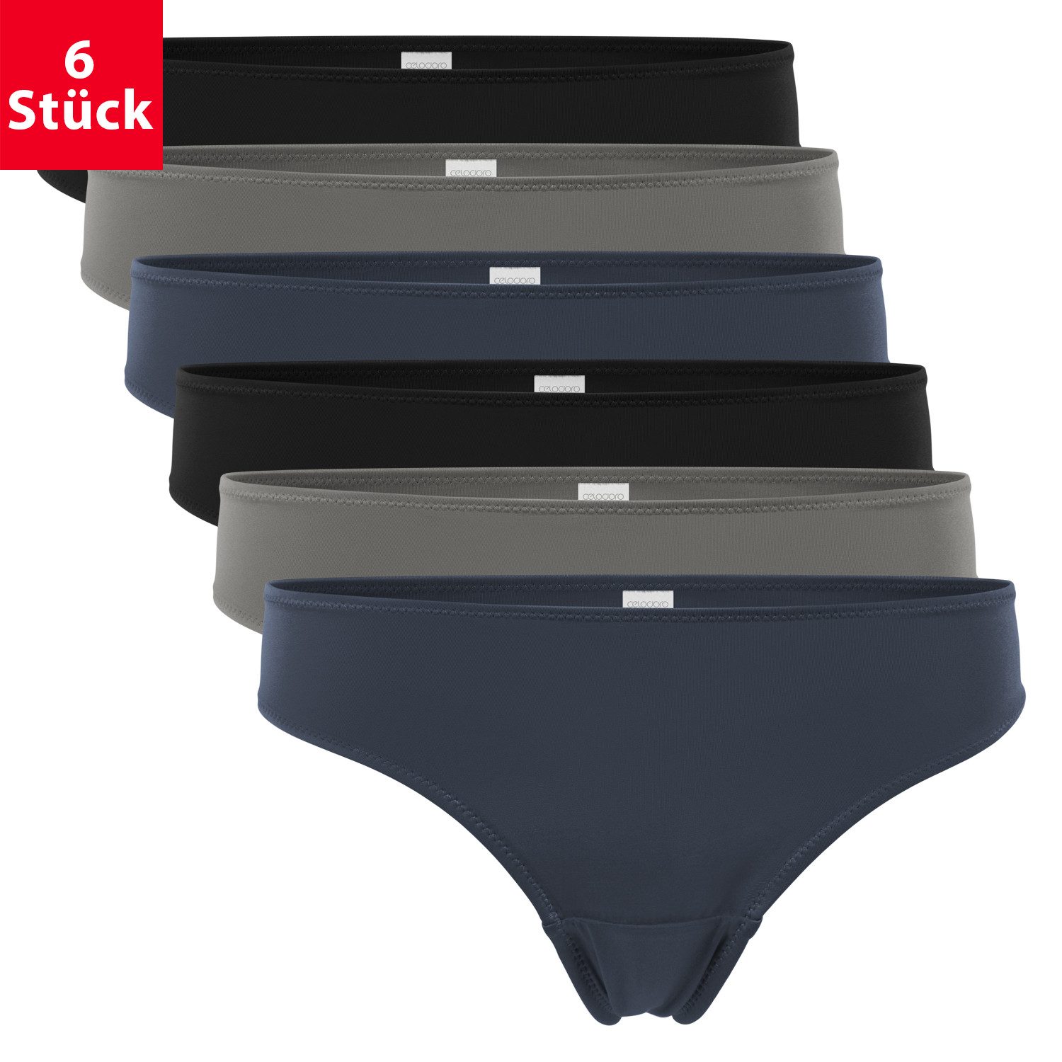 celodoro Tanga Damen String Tanga (6er