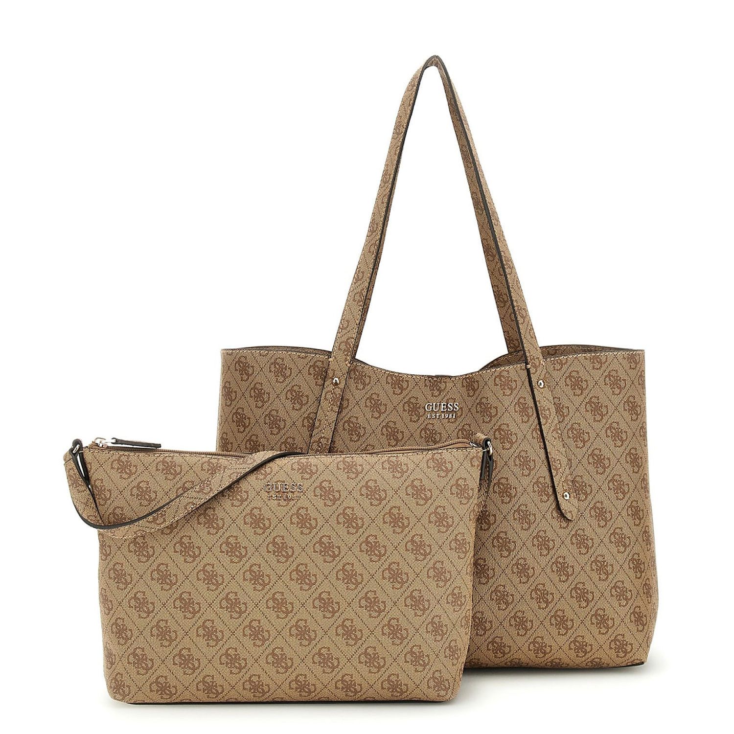 Guess Umhängetasche GUESS Shopper Handtasche Brenton