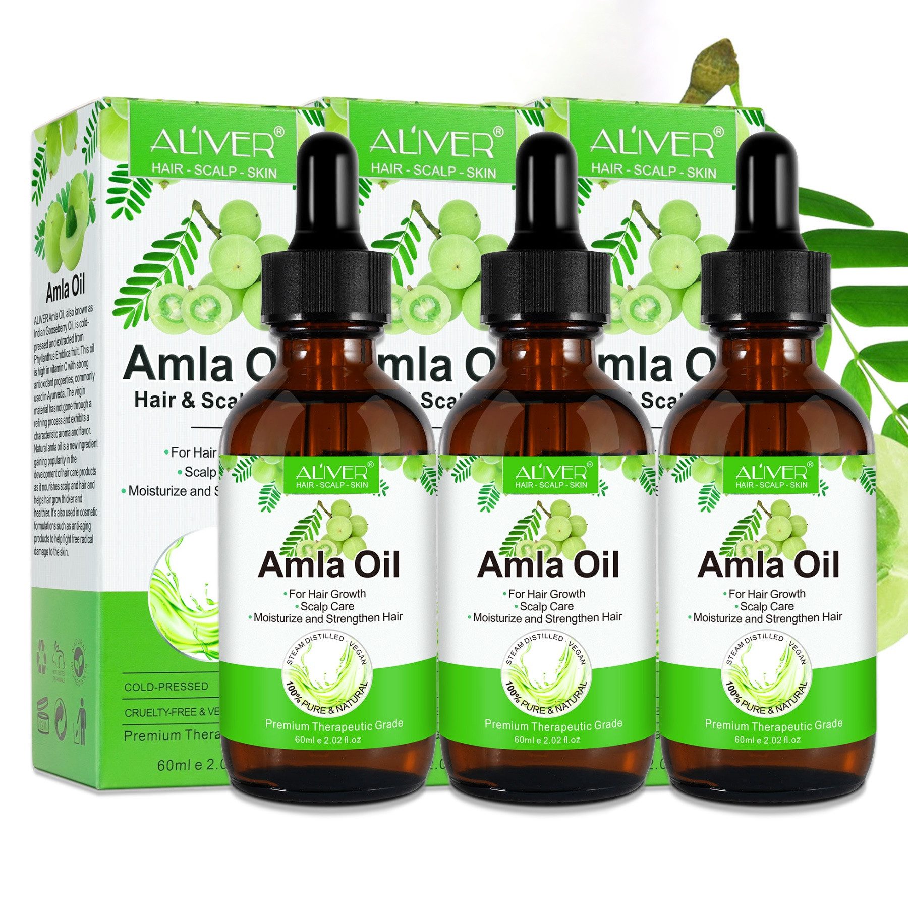 ALIVER Haaröl Amla Haaröl Haarwachstum Haarausfall