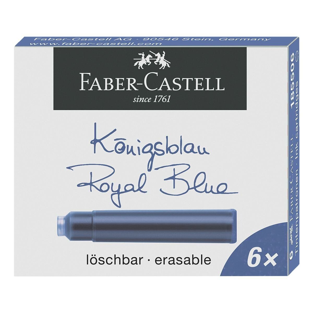 Faber-Castell Standard Tintenpatrone (6-tlg., passend für