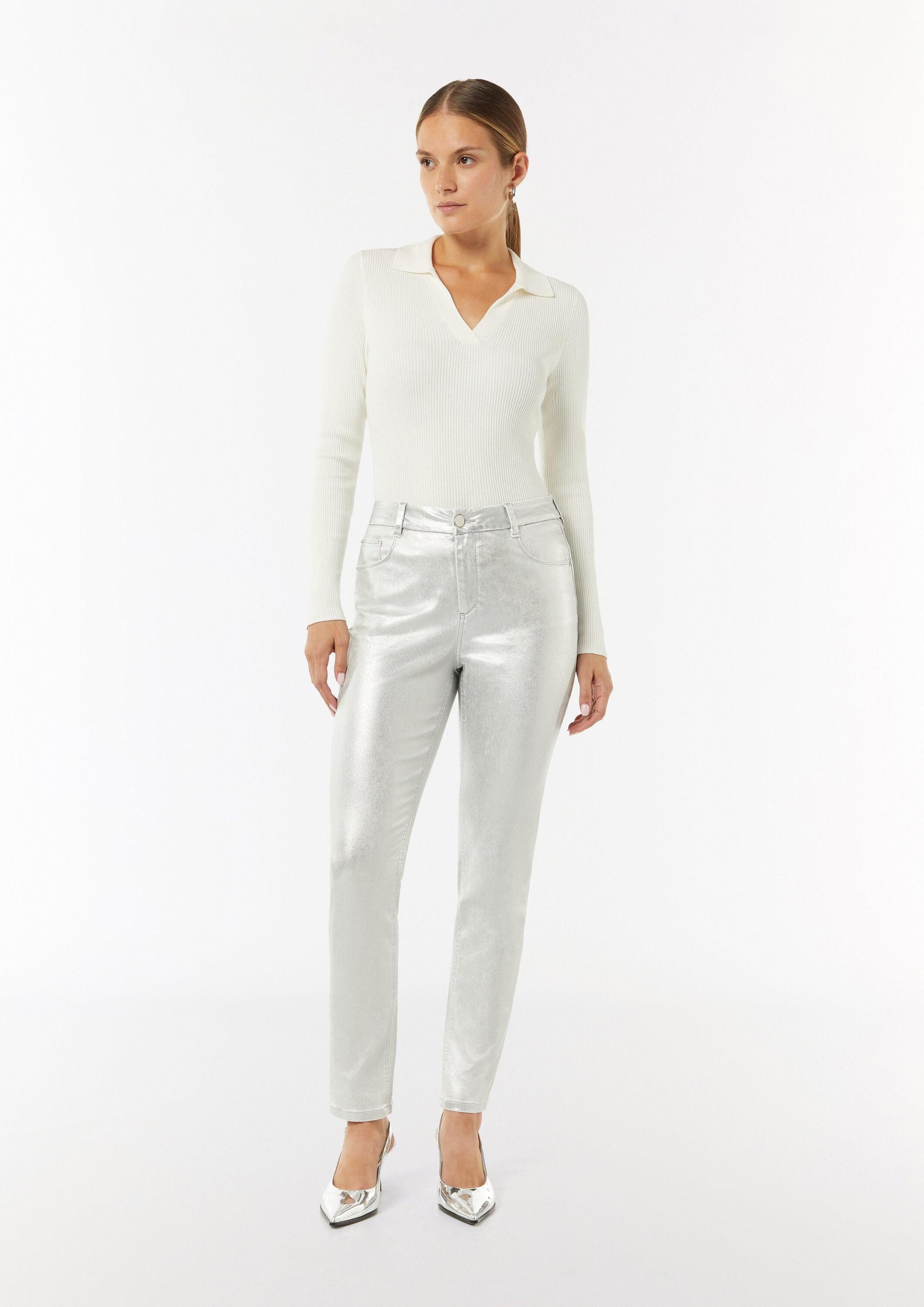 comma 7/8-Hose Hose Schmale Hose mit