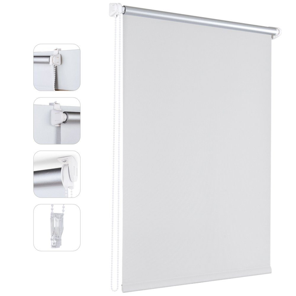 Rollo Verdunkelungsrollo Rollos für Fenster ohne