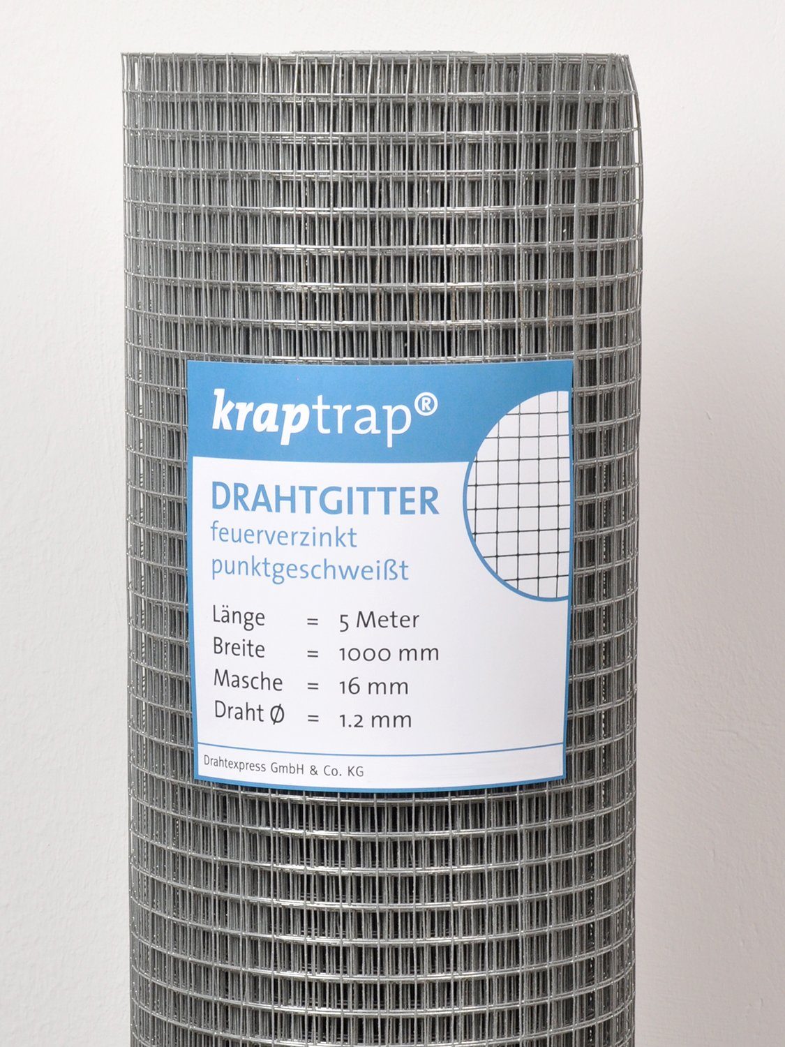 Kraptrap® Voliere Volierendraht Drahtgitter I Käfigdraht