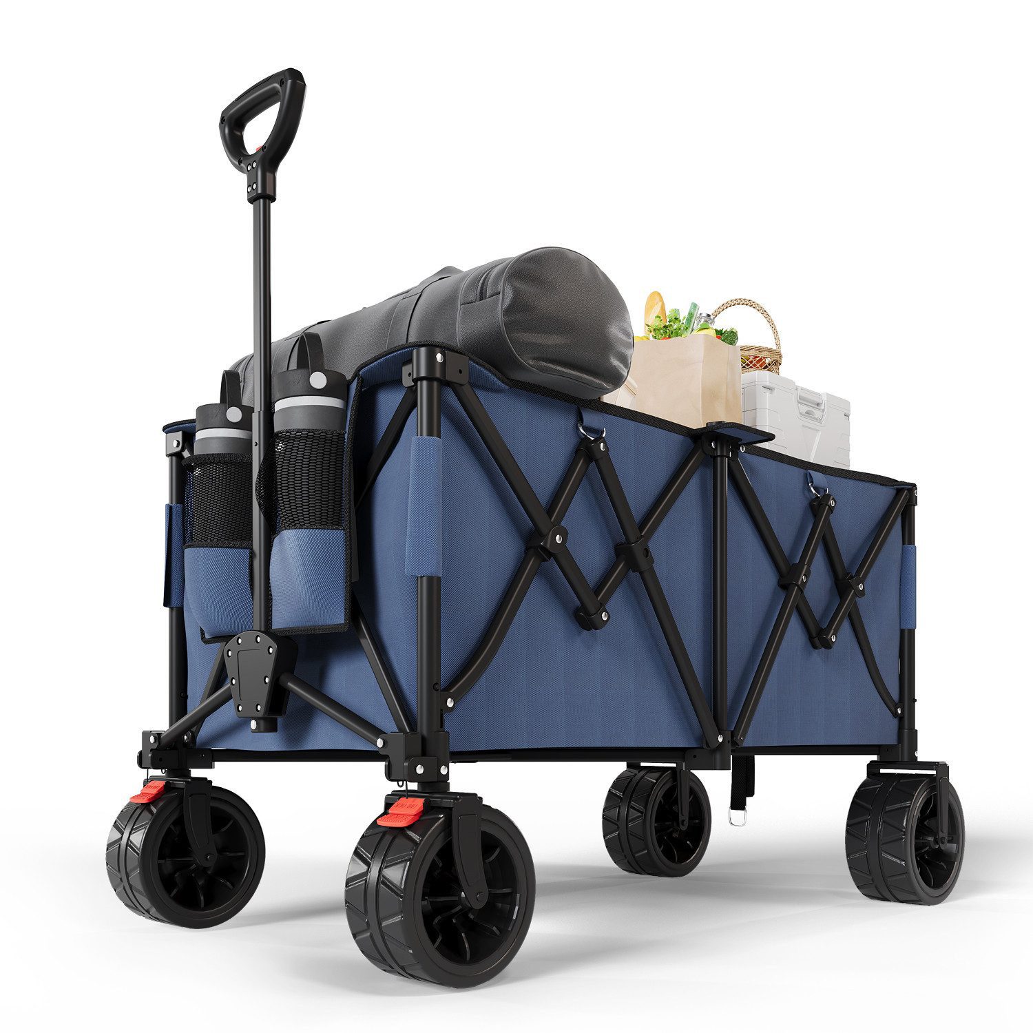 HOMALL Bollerwagen Faltbar Bollerwagen, Handwagen Transportwagen