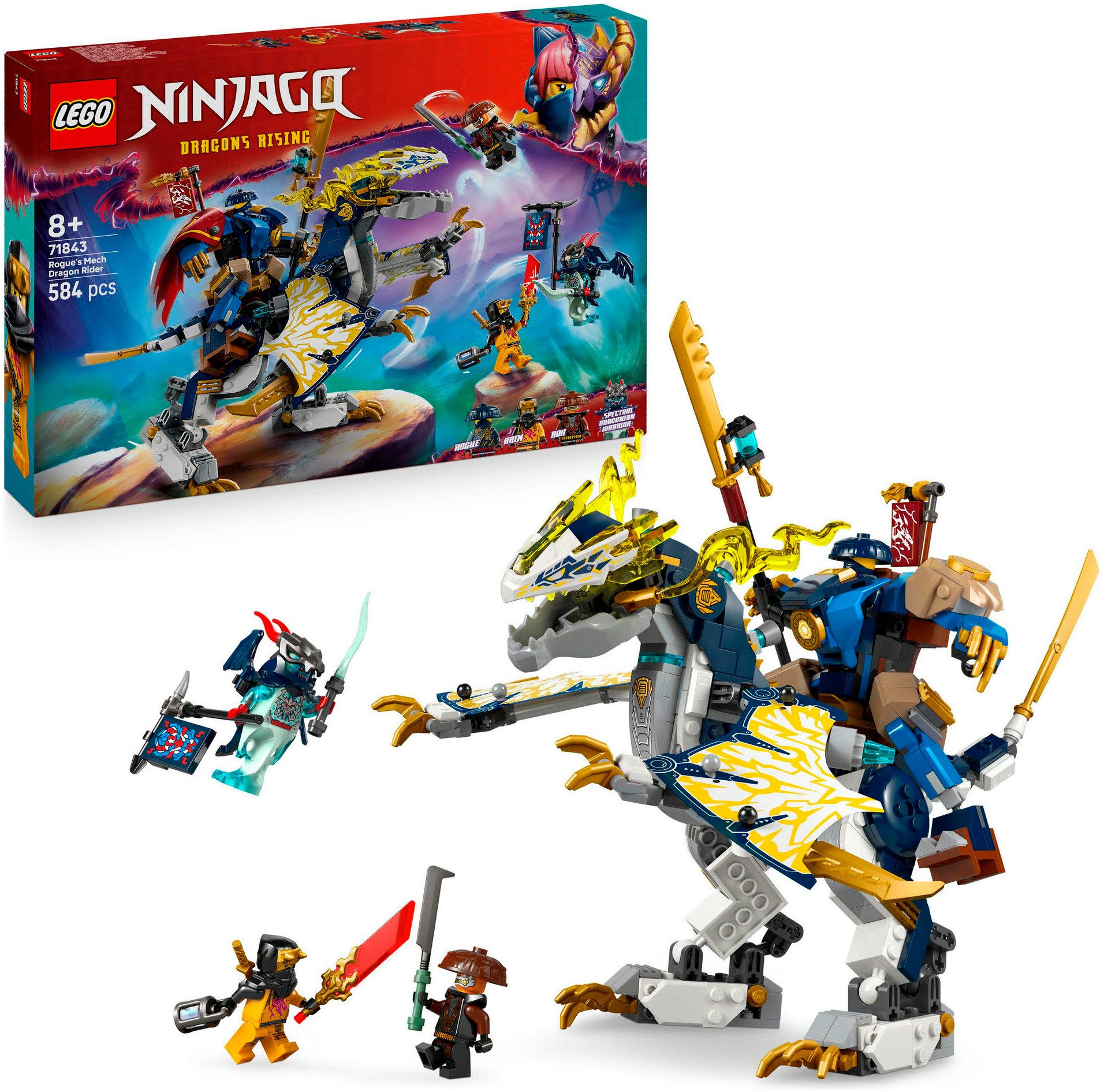 LEGO® Rogues Mech-Drachenreiter (71843), LEGO Ninjago