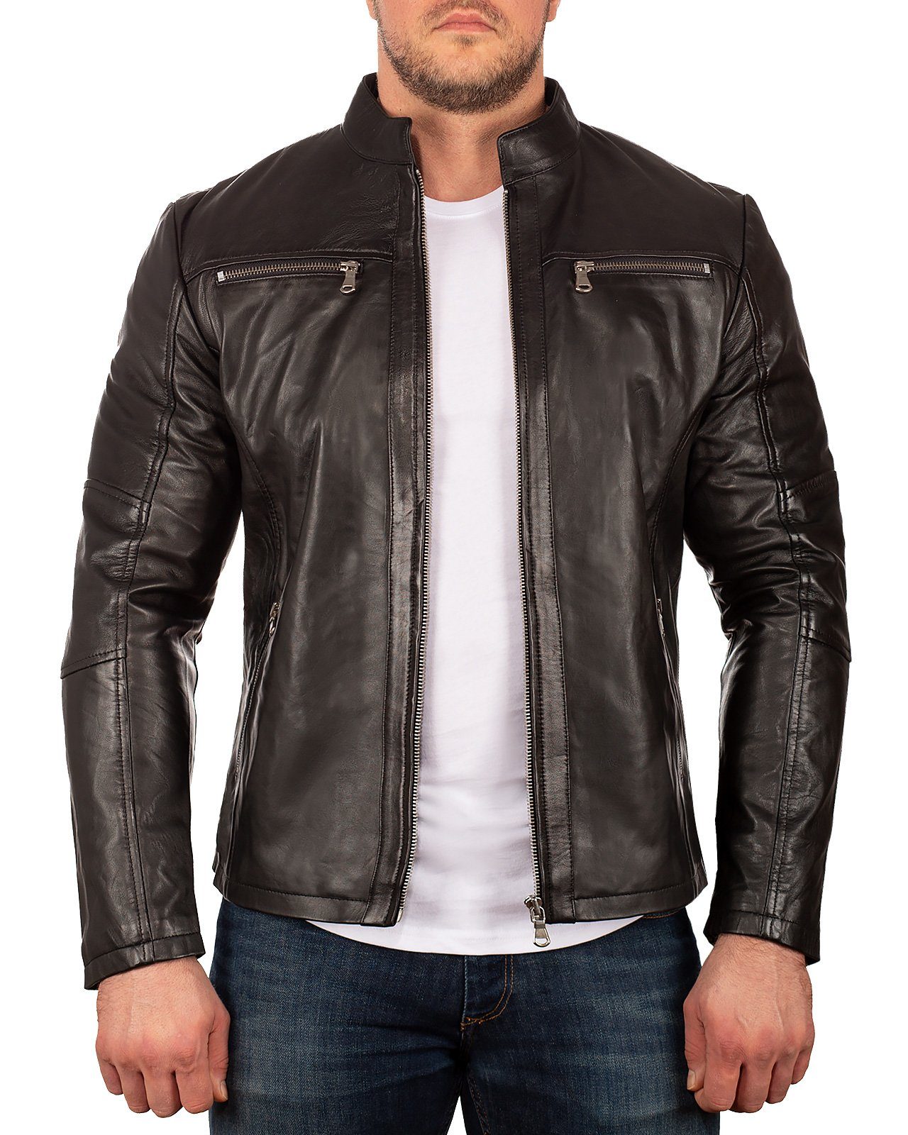 Reichstadt Lederjacke Reichstadt Herren Echtleder Jacke