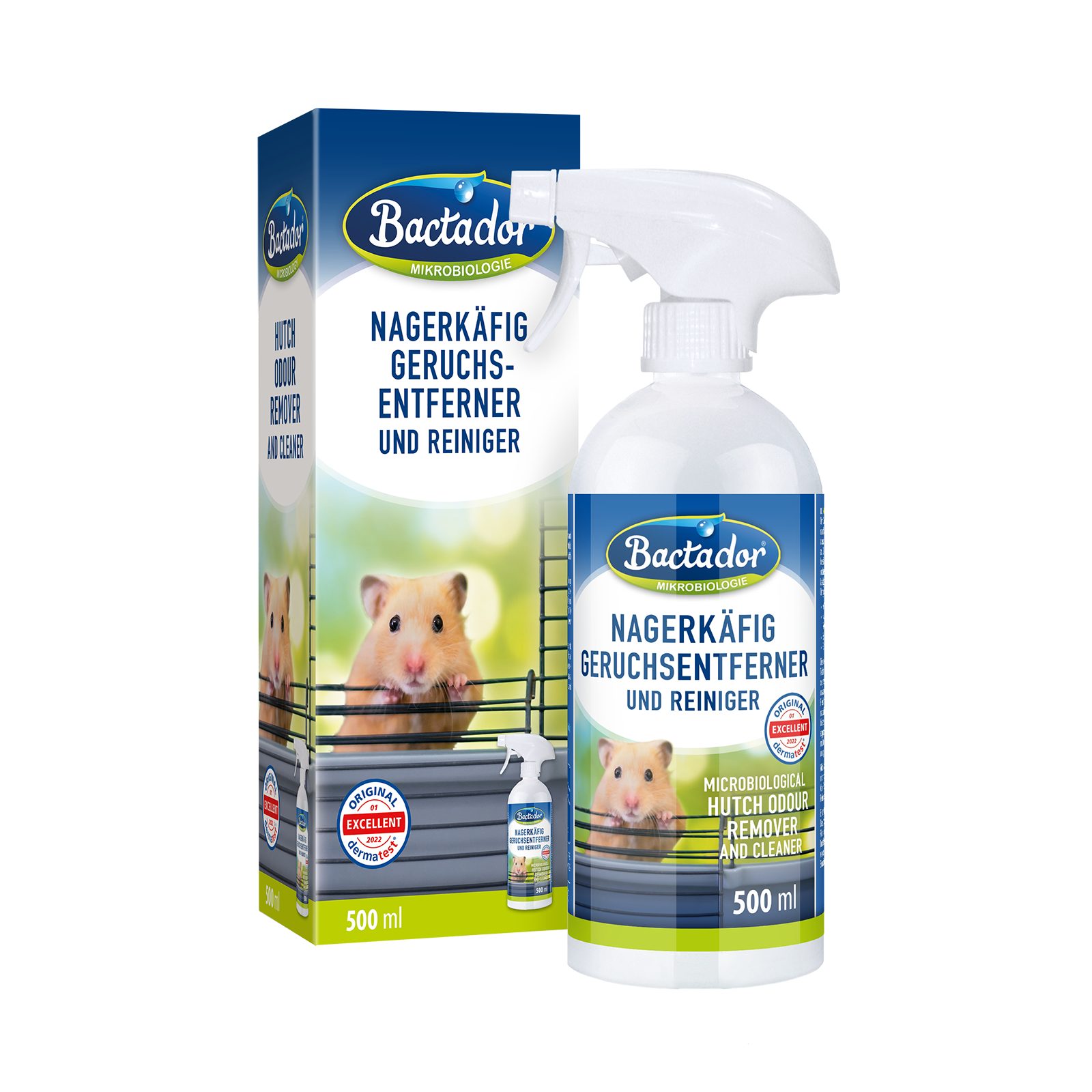 Bactador Bactador Nagerkäfig Geruchsentferner und Reiniger
