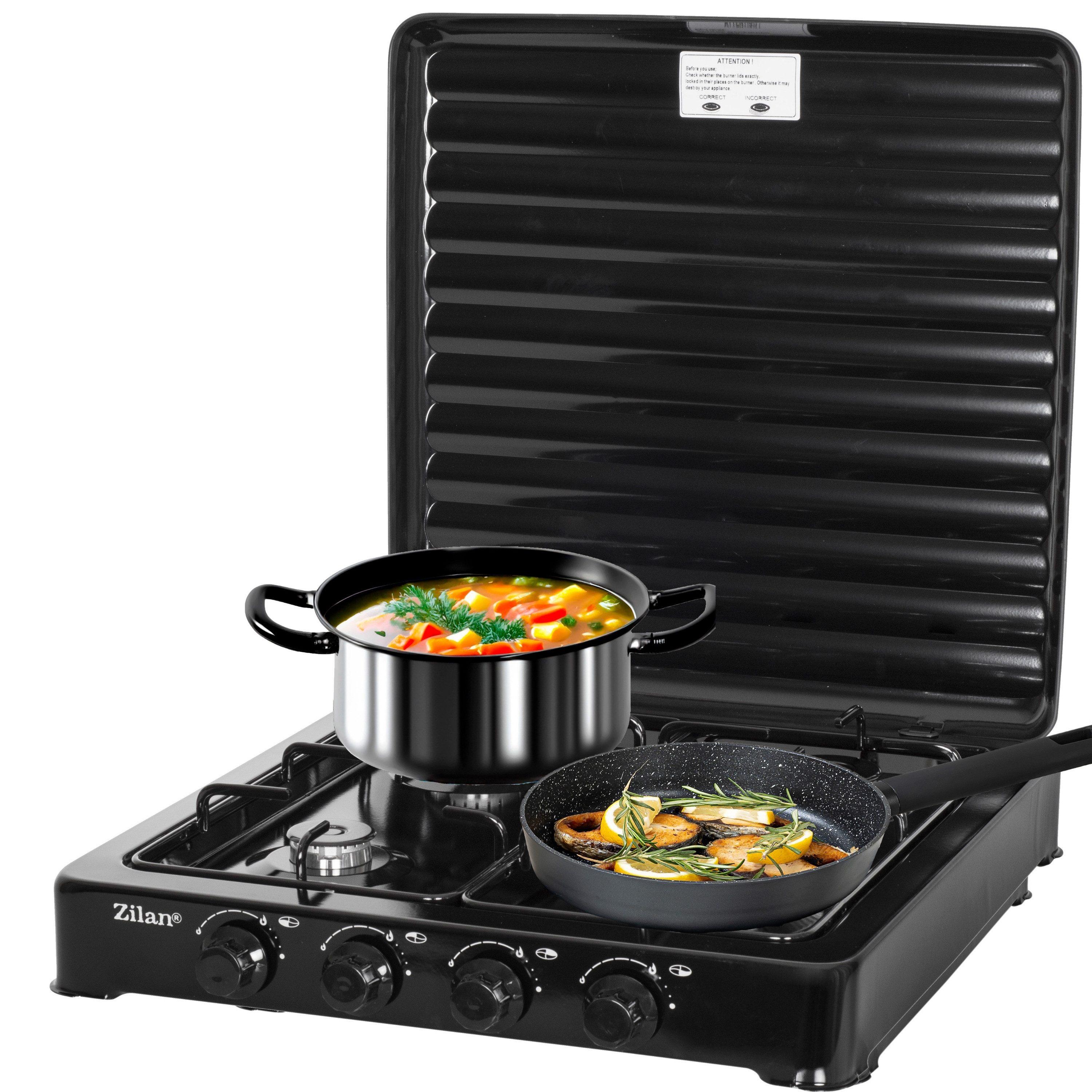 Zilan Gaskocher ZLN-7079, (Set), Nutzbar mit
