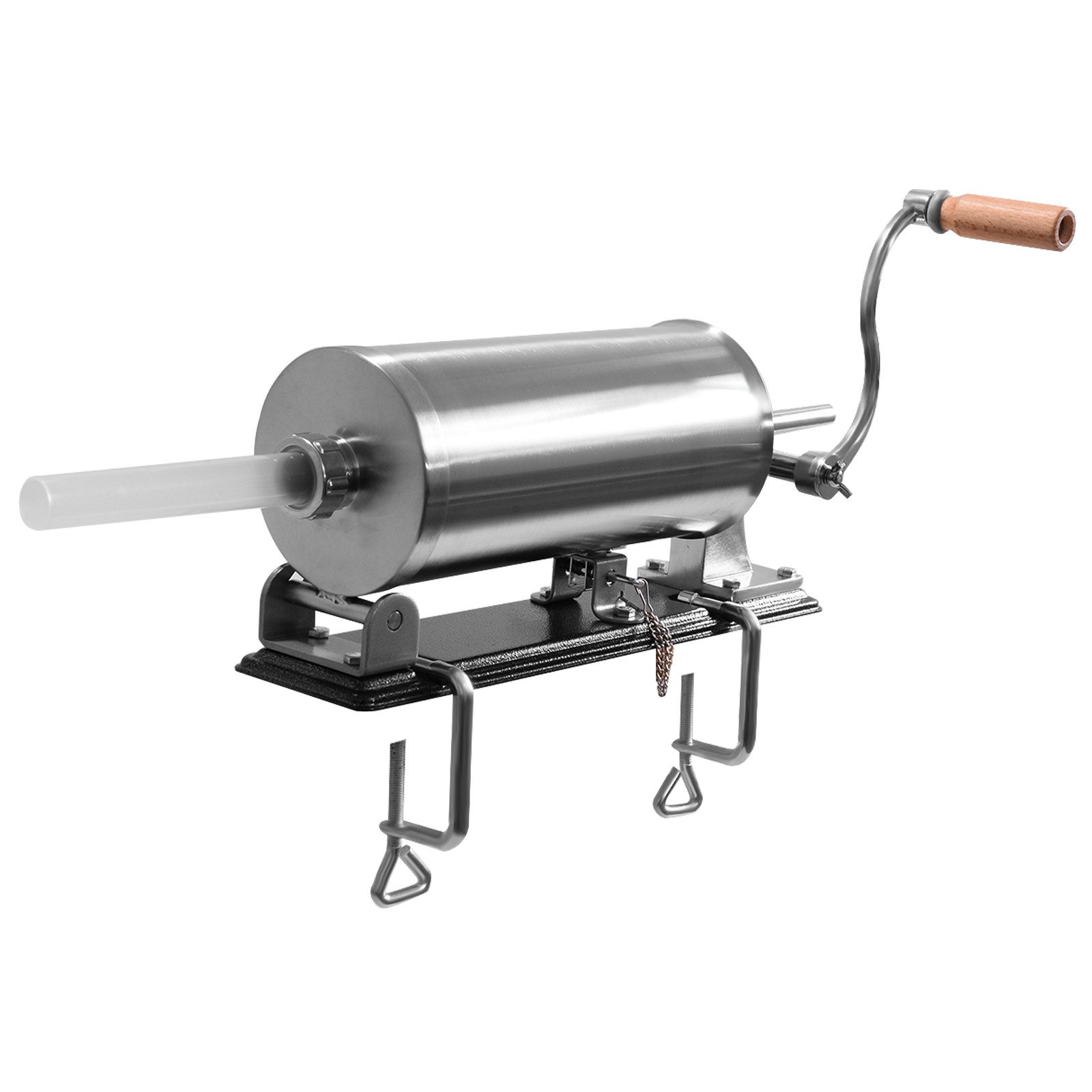COSTWAY Wurstfüllaufsatz, Wurstfüller, inkl. 4 Füllrohre,