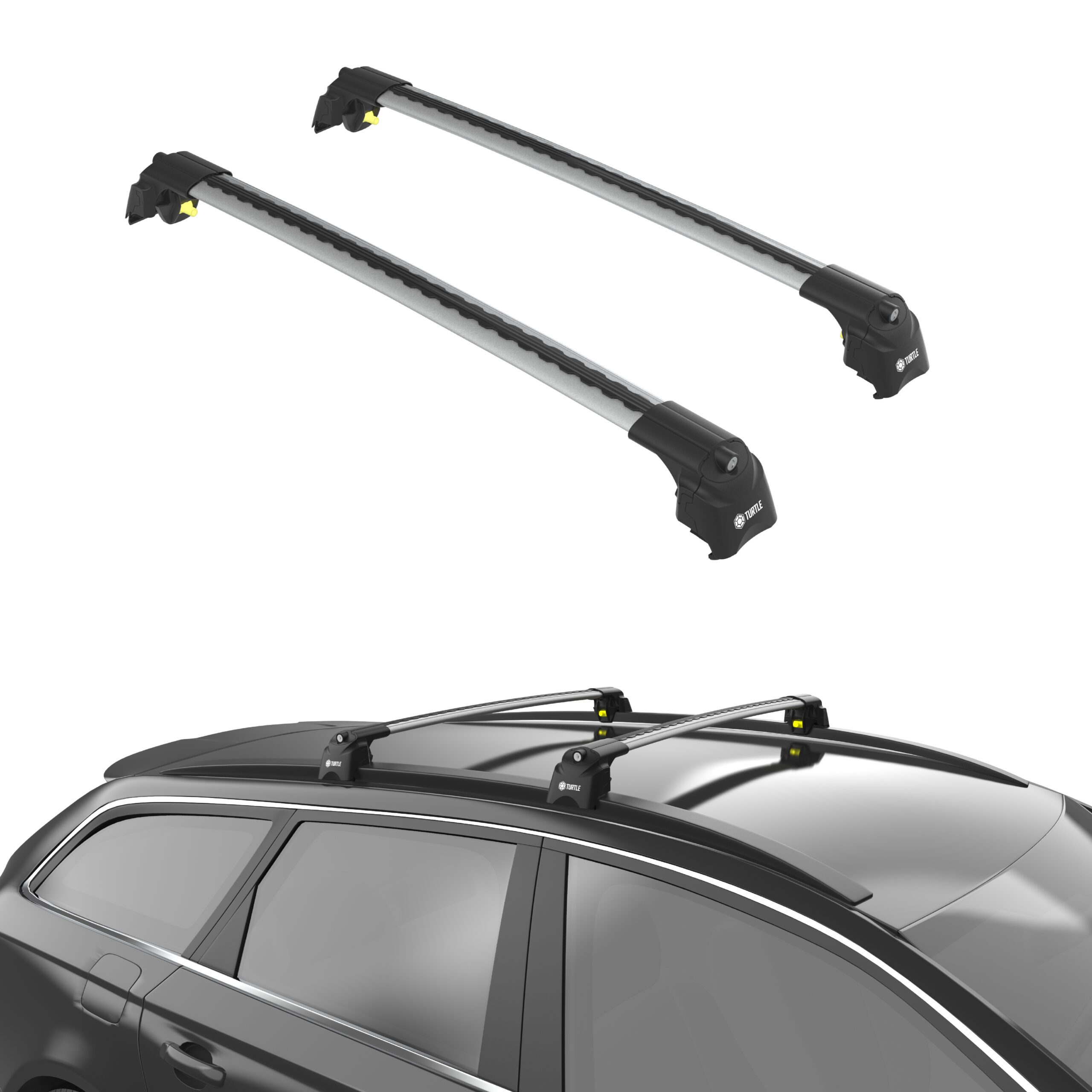 TURTLE Dachbox-Halterung TURTLE kompatibel mit Kia