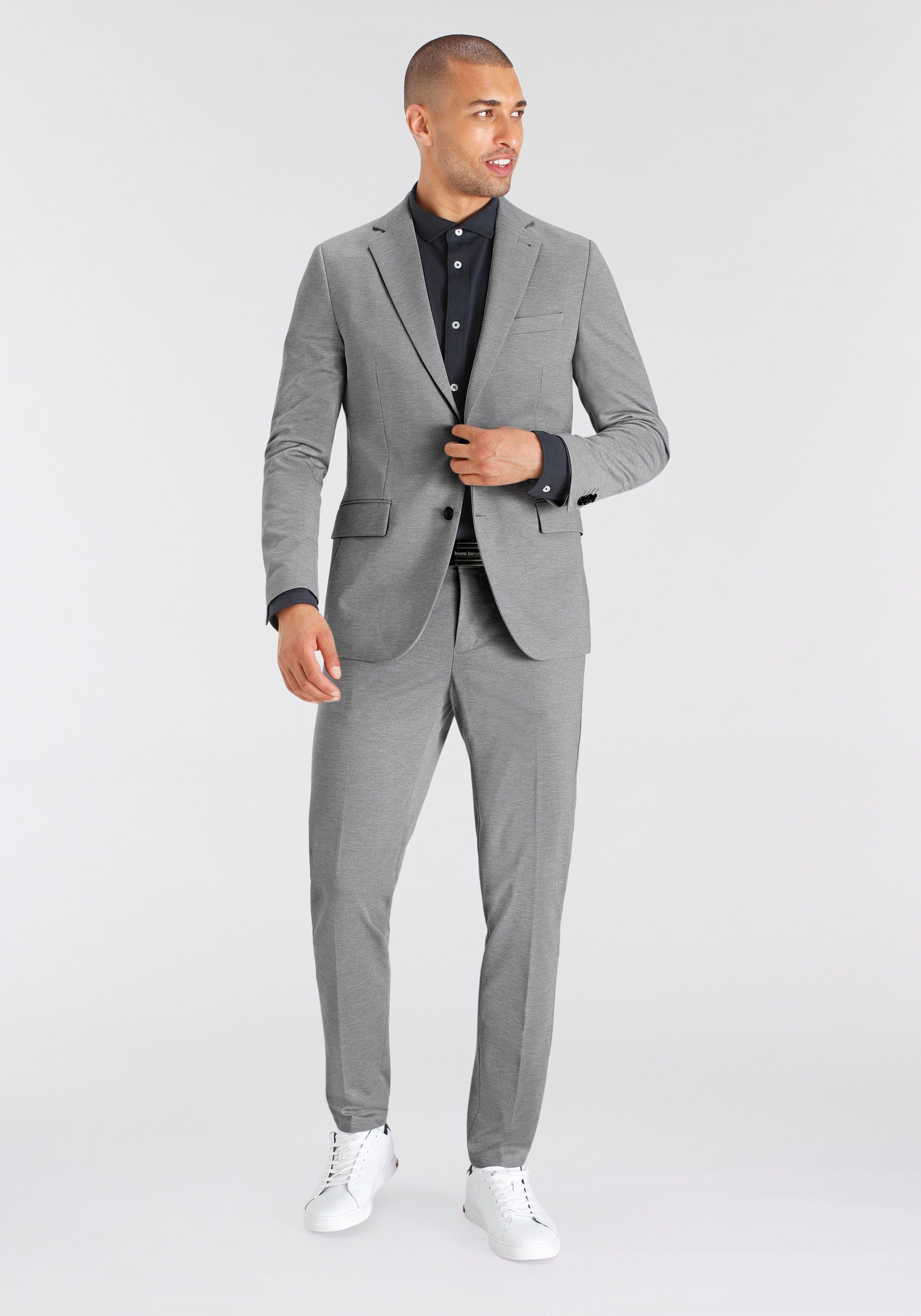 Bruno Banani Anzug Jersey (Sakko &