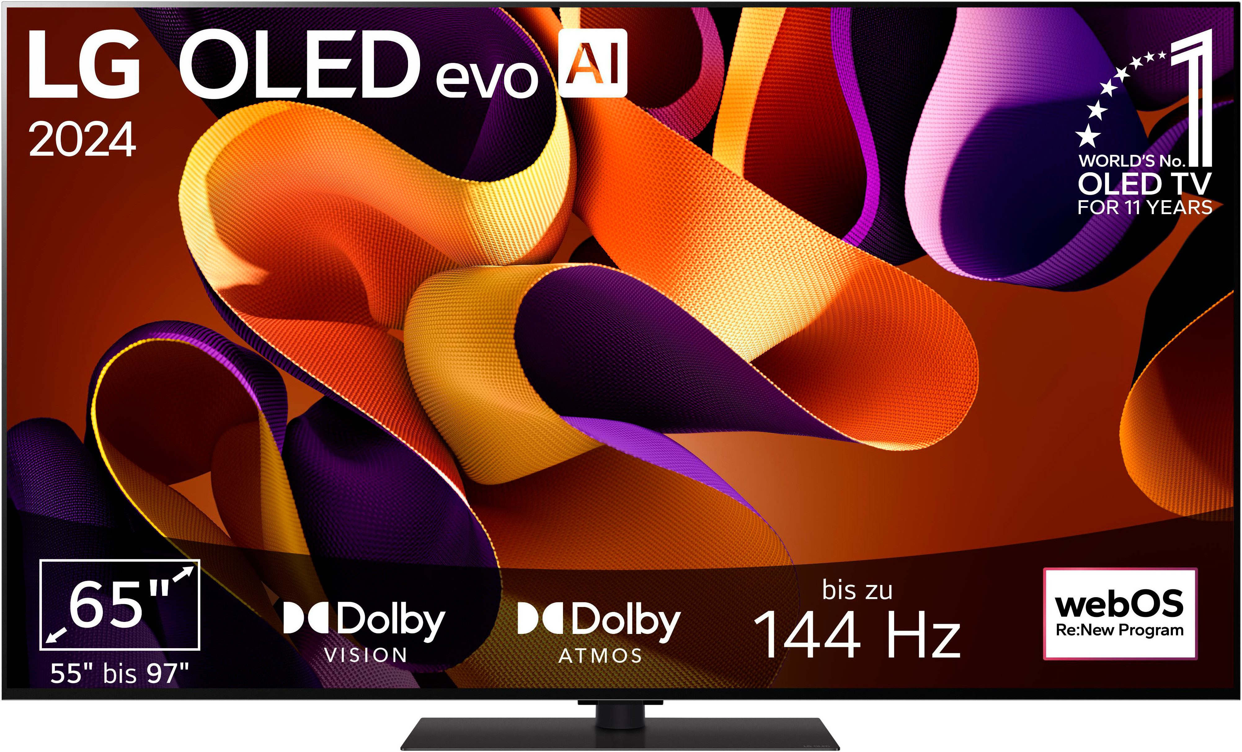 LG OLED65G49LS OLED-Fernseher (164 cm/65 Zoll,
