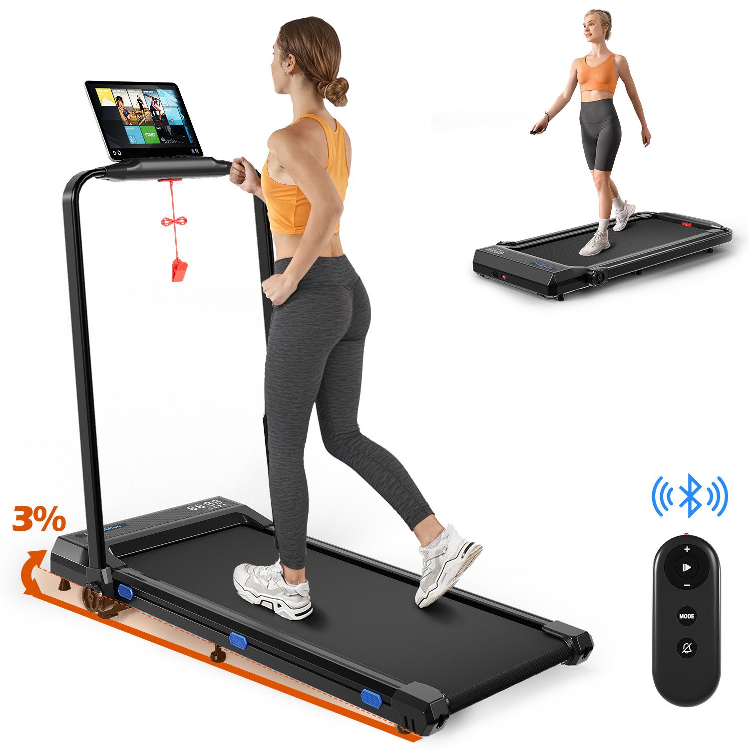 HOMALL Laufband Laufband für zu Hause