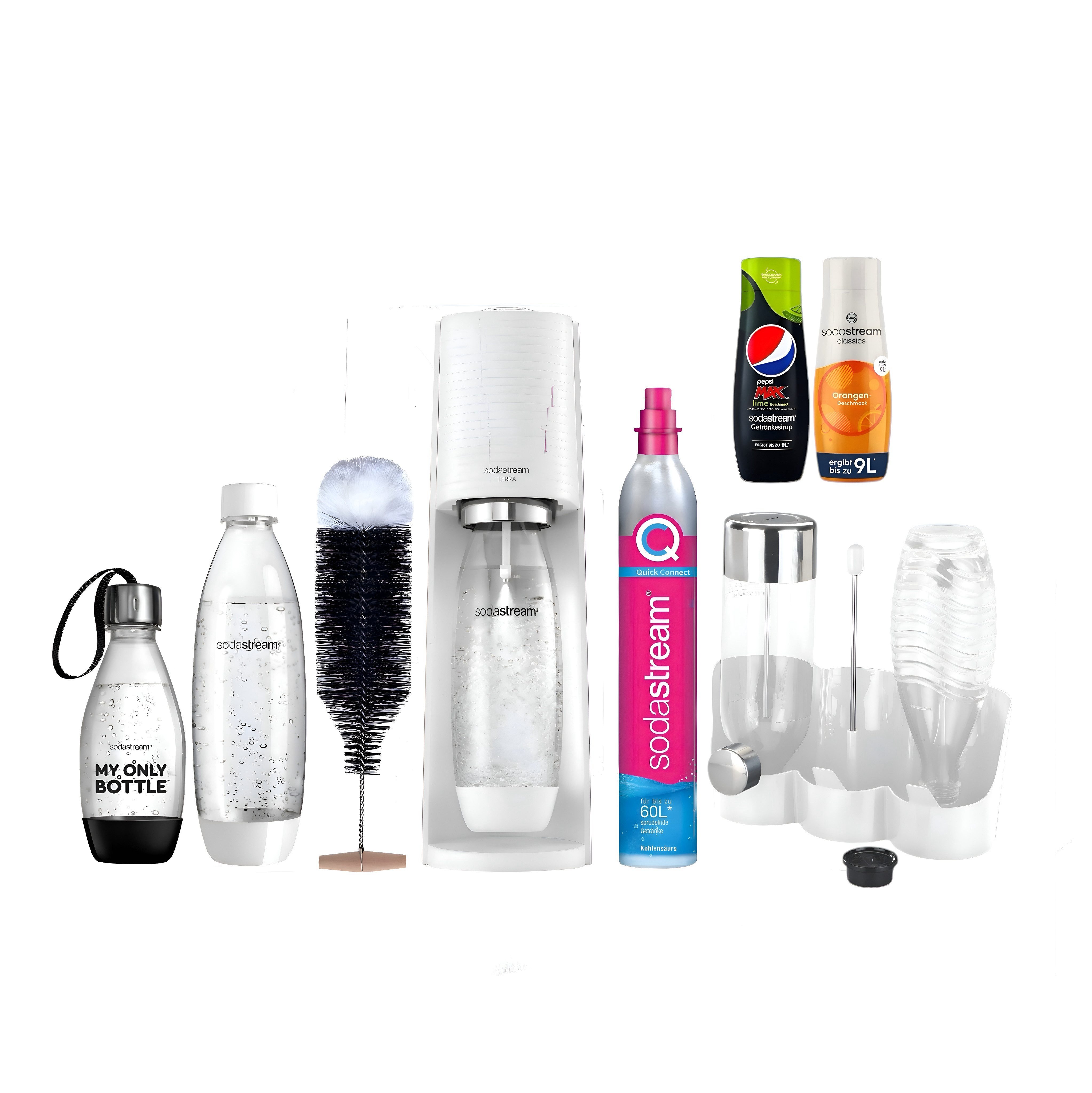 SodaStream Wassersprudler TERRA Set 3/5 Flaschen,