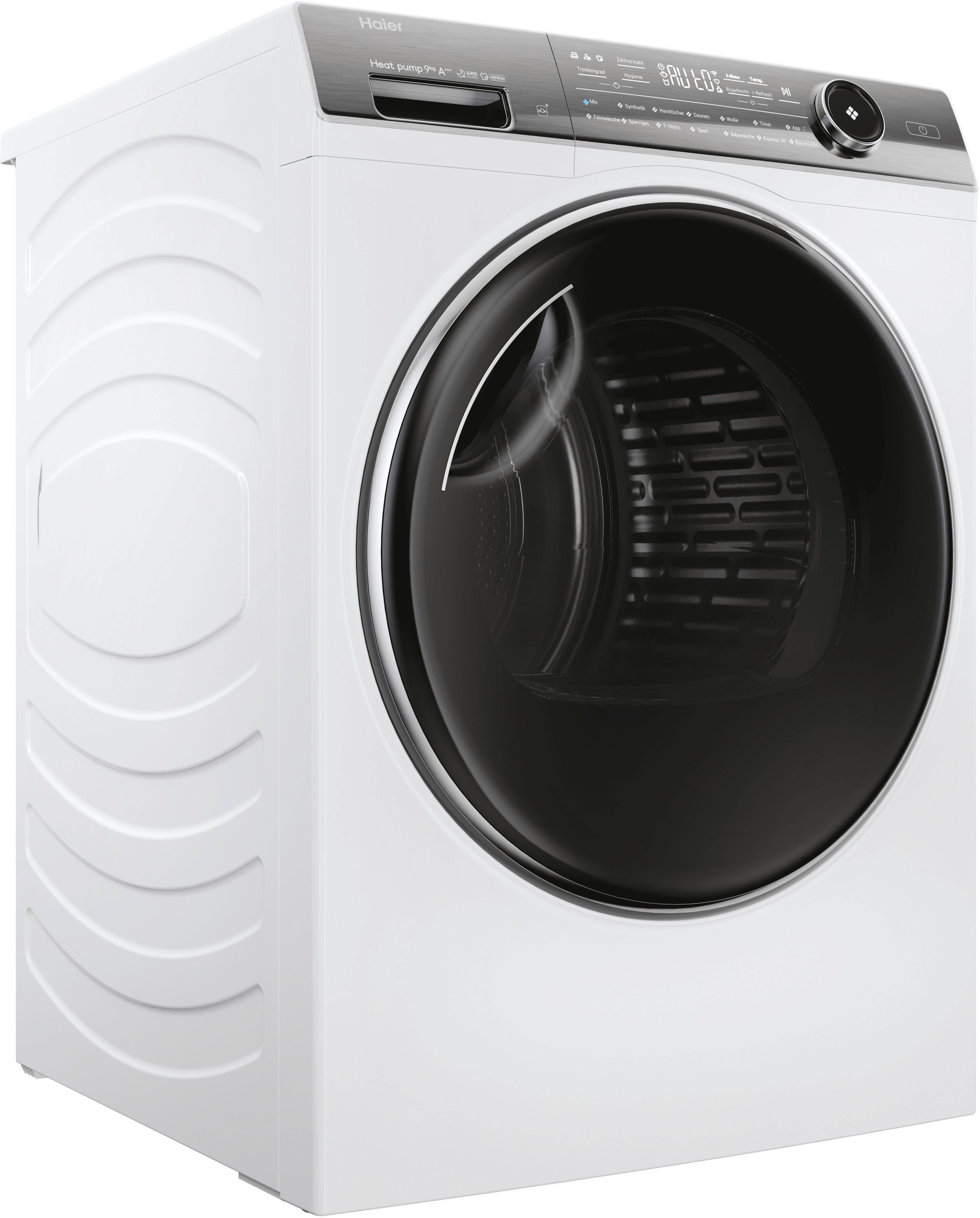 Haier Wärmepumpentrockner HD90-A3Q979U1, 9 kg, Smarte