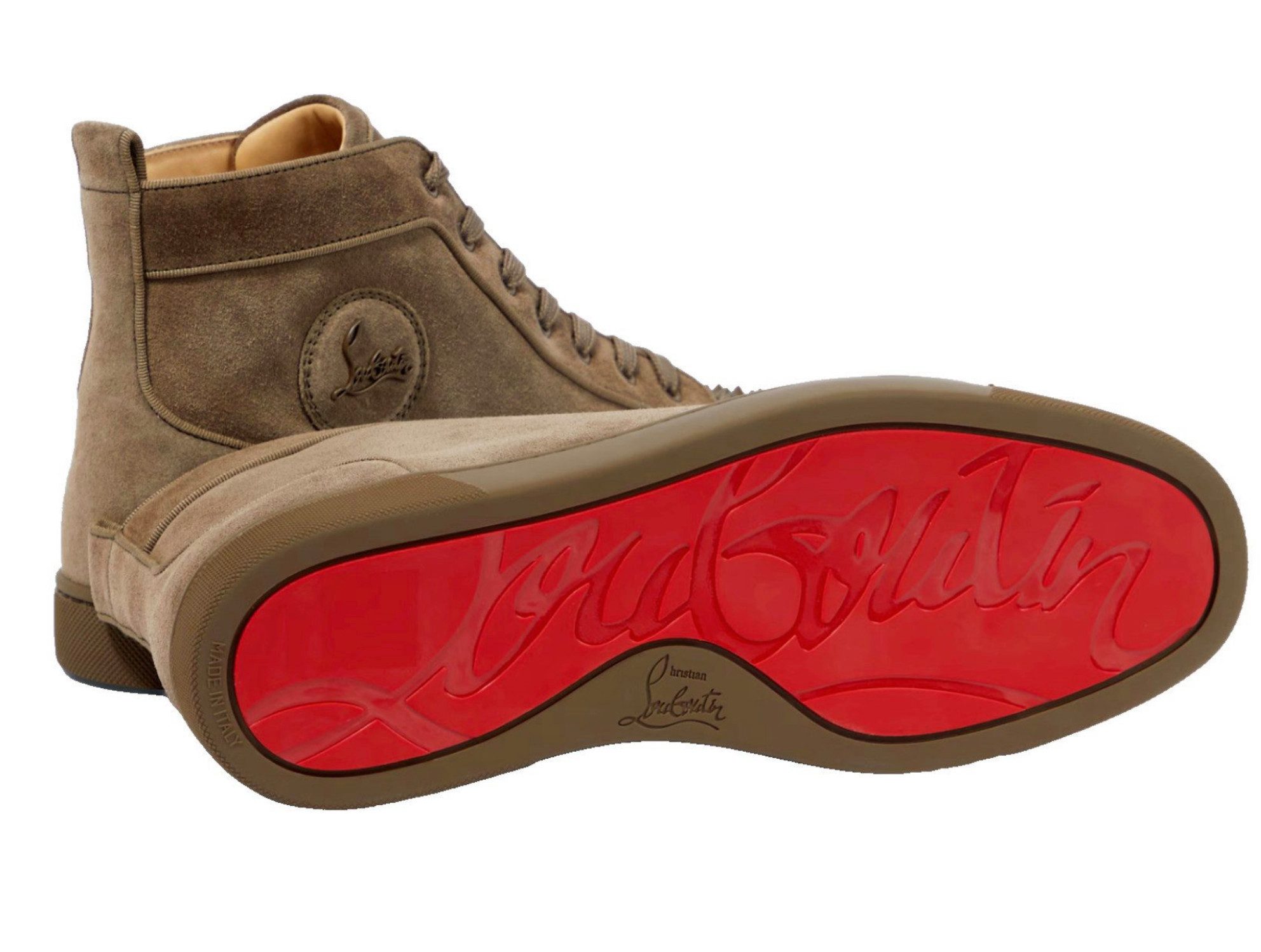 CHRISTIAN LOUBOUTIN Sneakers Louis Spikes Flat