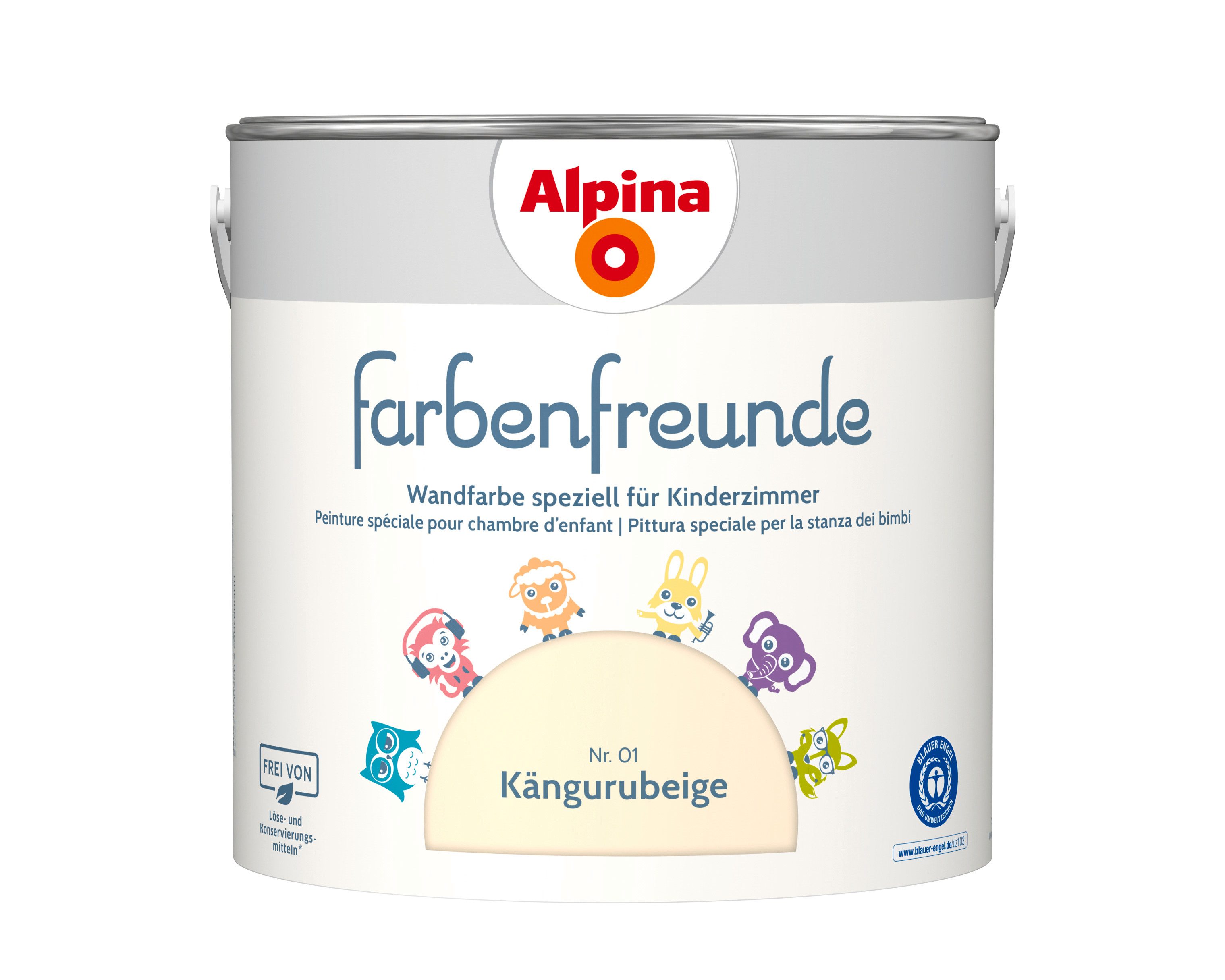 Alpina Wandfarbe Farbenfreunde 2,5 Liter matt