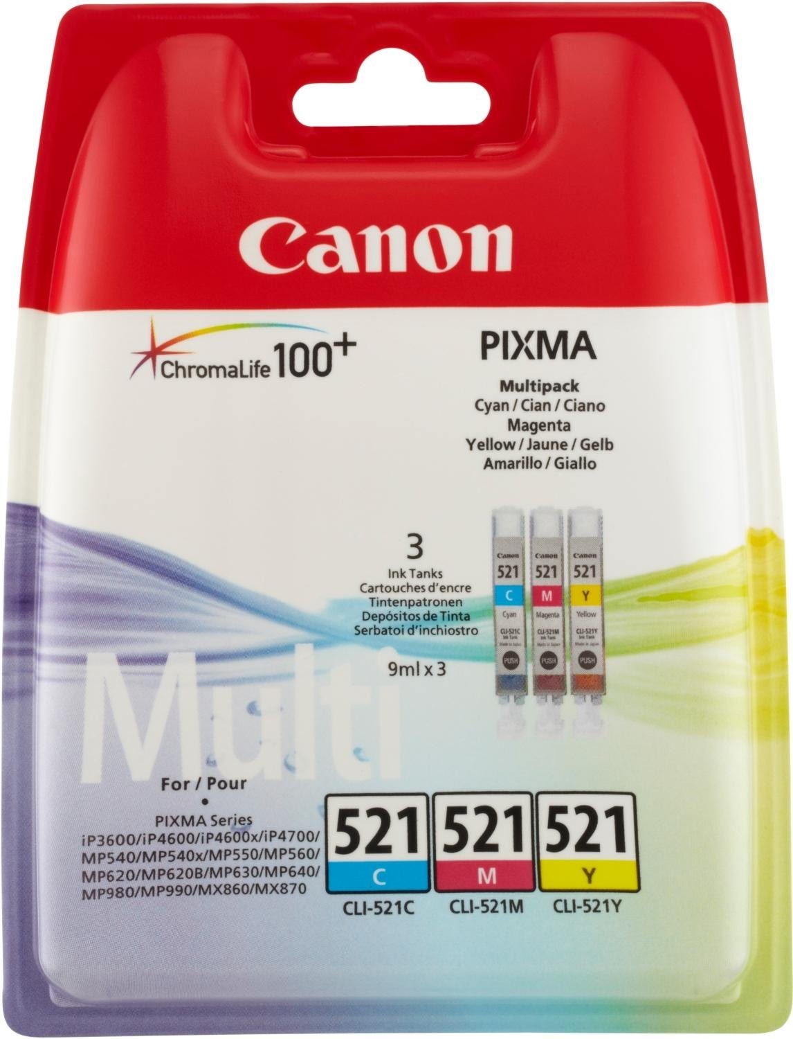 Canon 3er Canon Original Patronen CLI-521