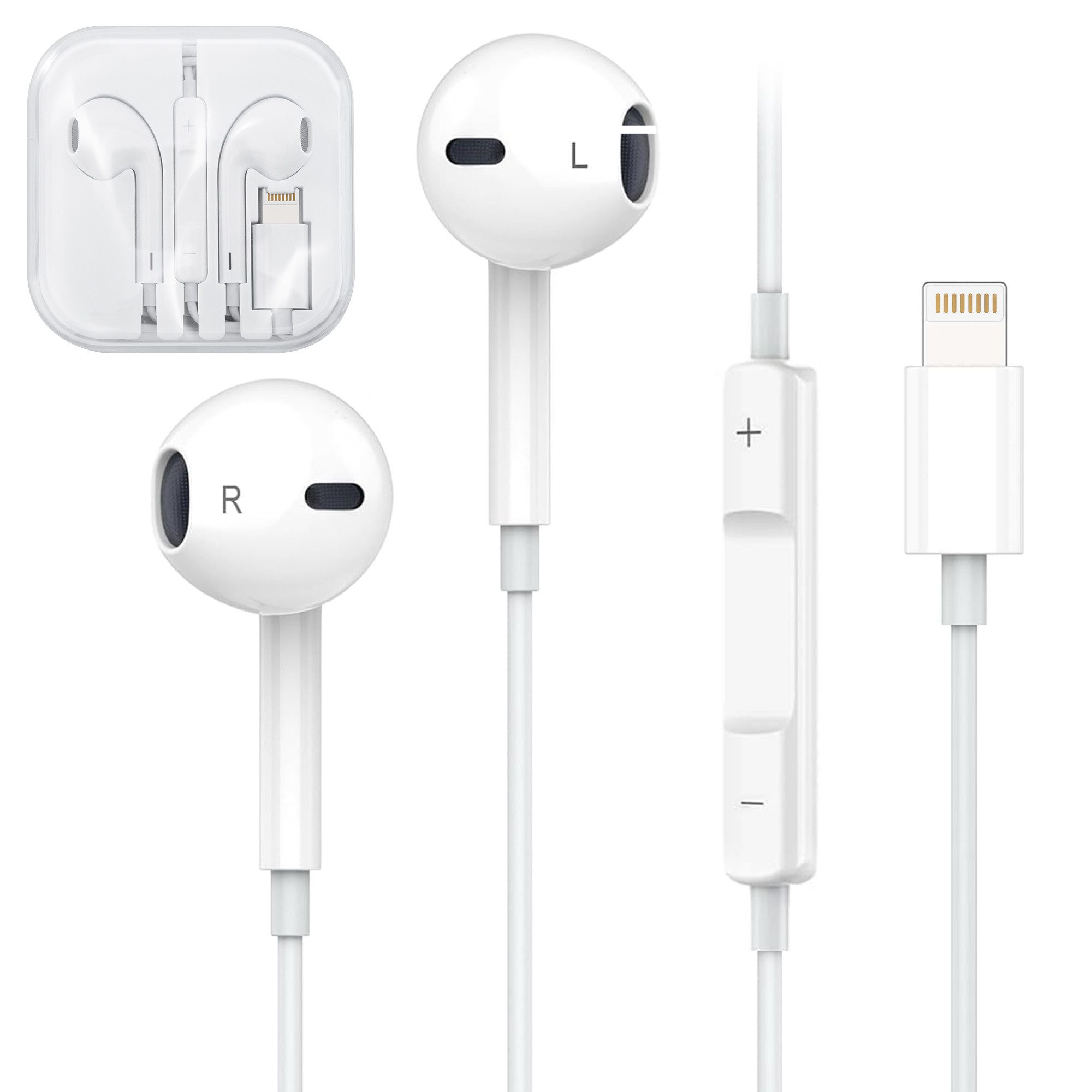 BRAIDOL Kopfhörer mit Kabel In-Ear-Kopfhörer lightning