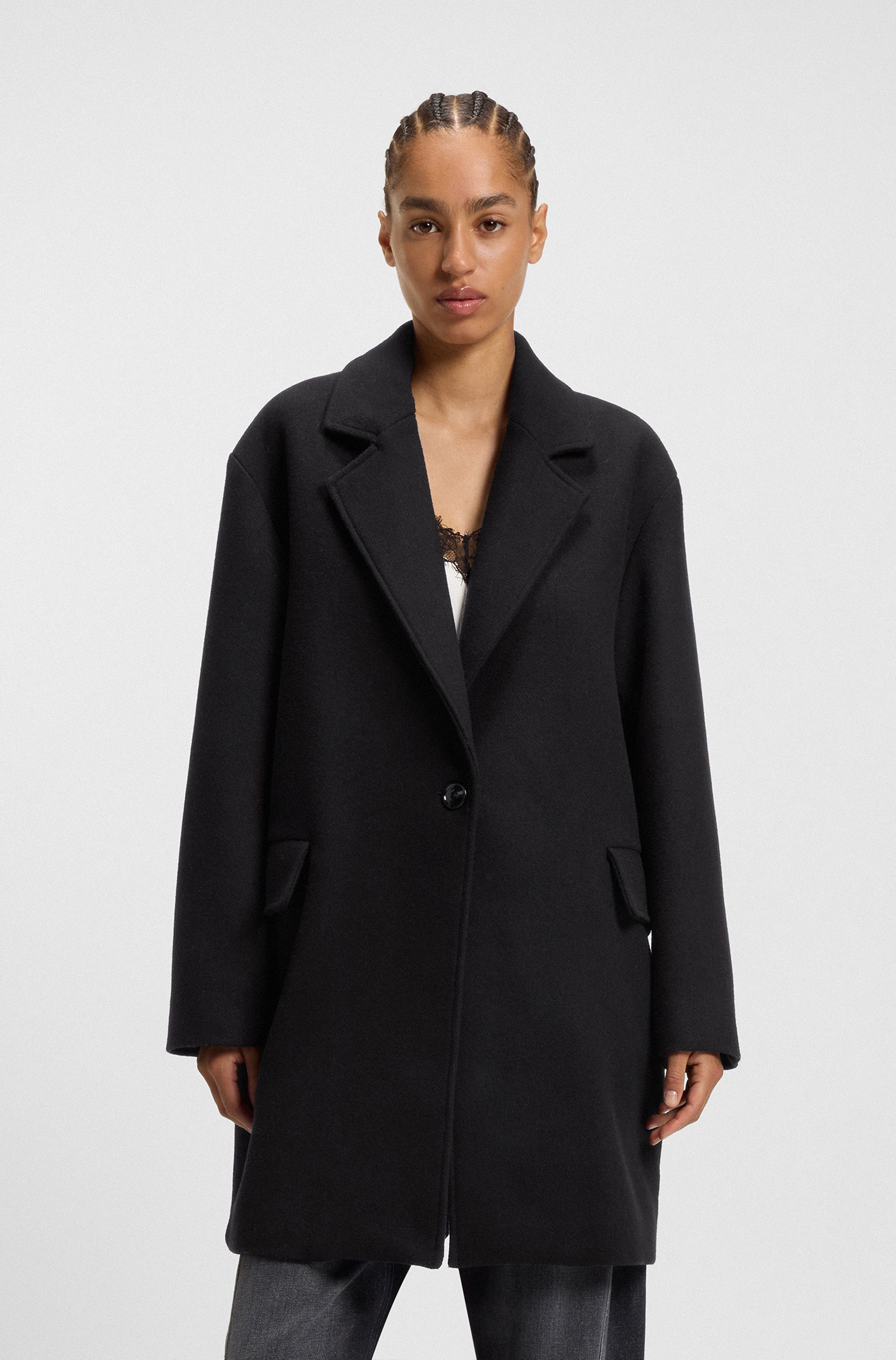 BOSS ORANGE Kurzmantel Calesara Premium Damenmode