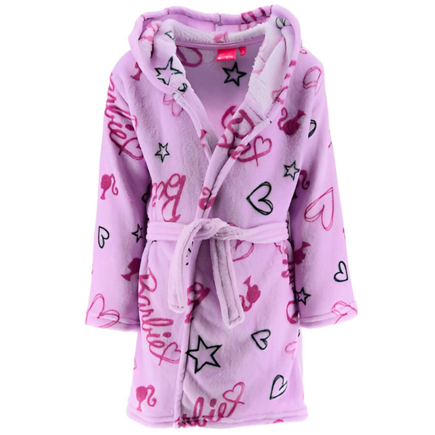 Barbie Kinderbademantel Barbie Mädchen Kinder Hausmantel