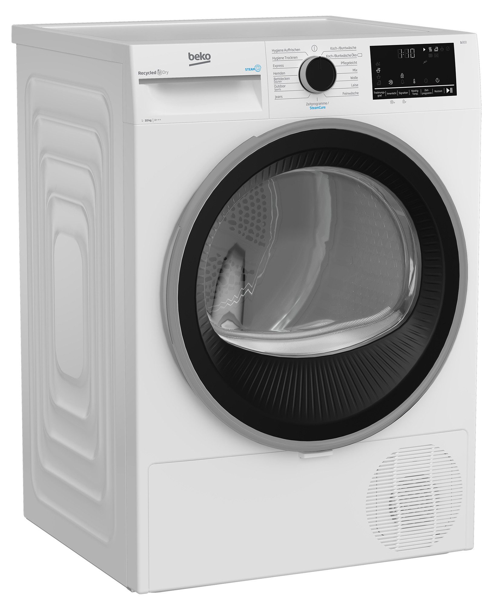 BEKO Wärmepumpentrockner B3T442491, SteamCure - Dampffunktion,