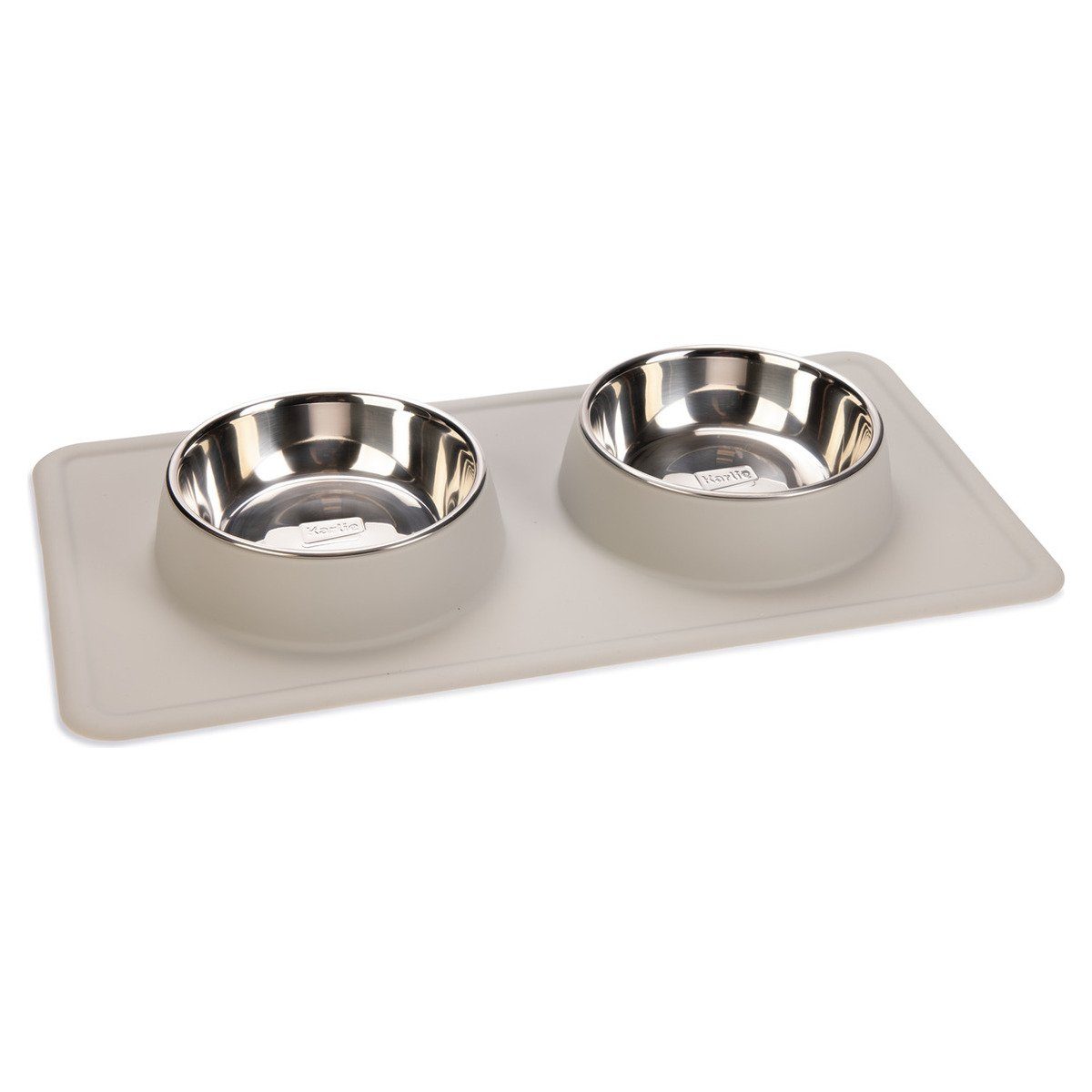 Beeztees Napf-Set Dinner Set Silikon Inox