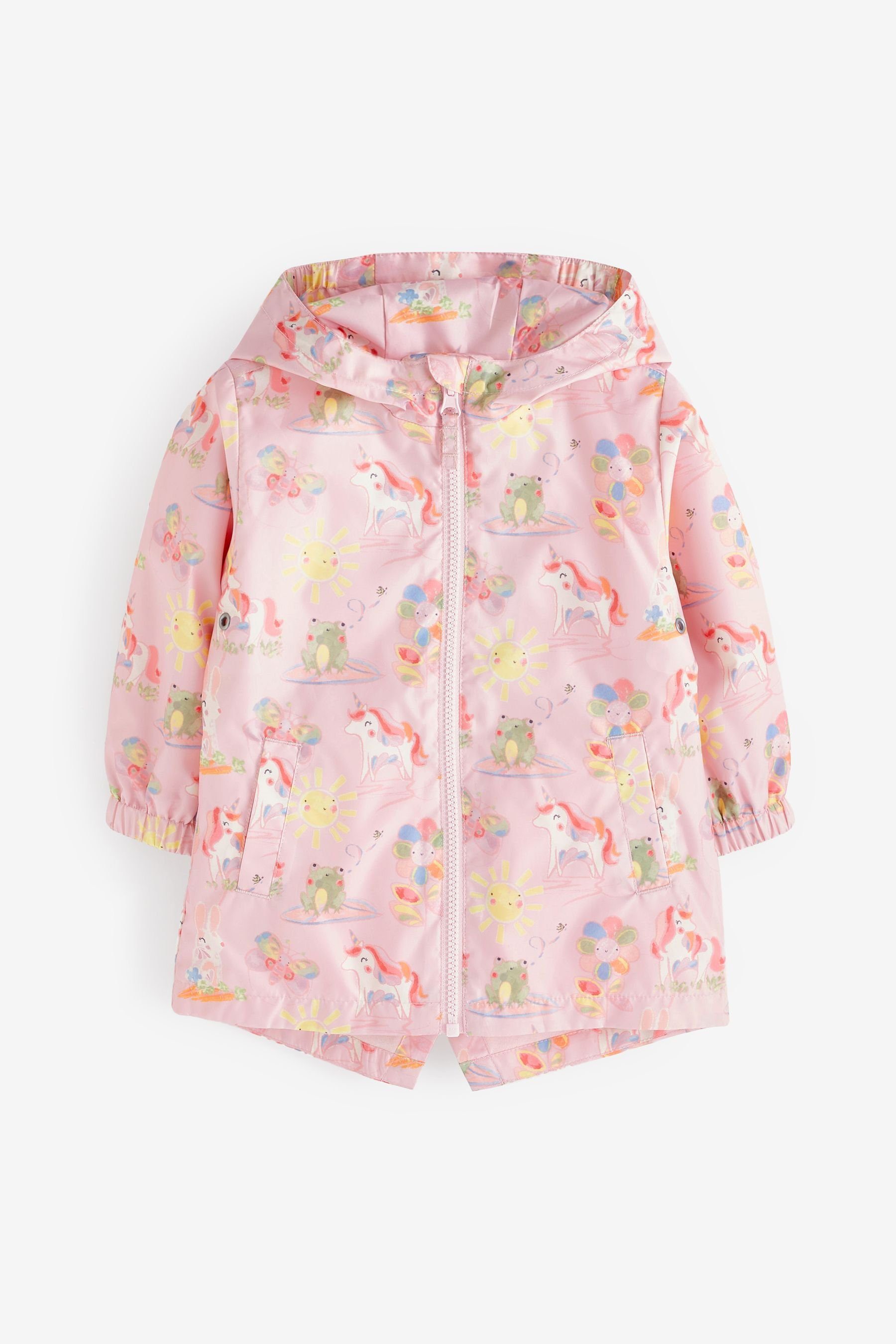 Next Regenjacke Wasserabweisende Regenjacke mit Print