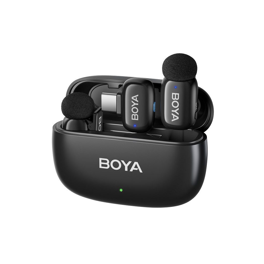 BOYA Mikrofon Mini Mikrofon kabelloses 2.4GHz