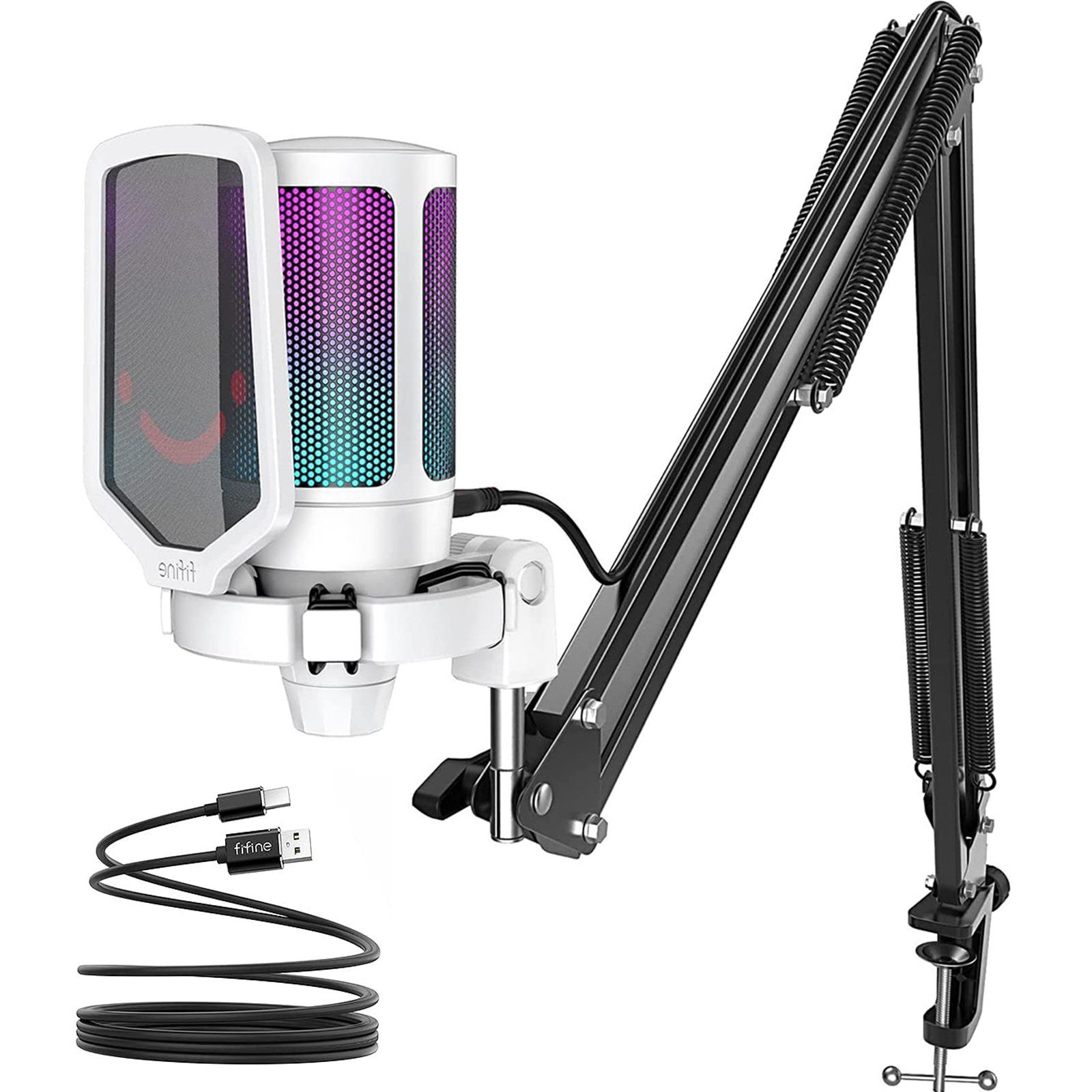 FIFINE Mikrofon USB Mikrofon Streaming mit
