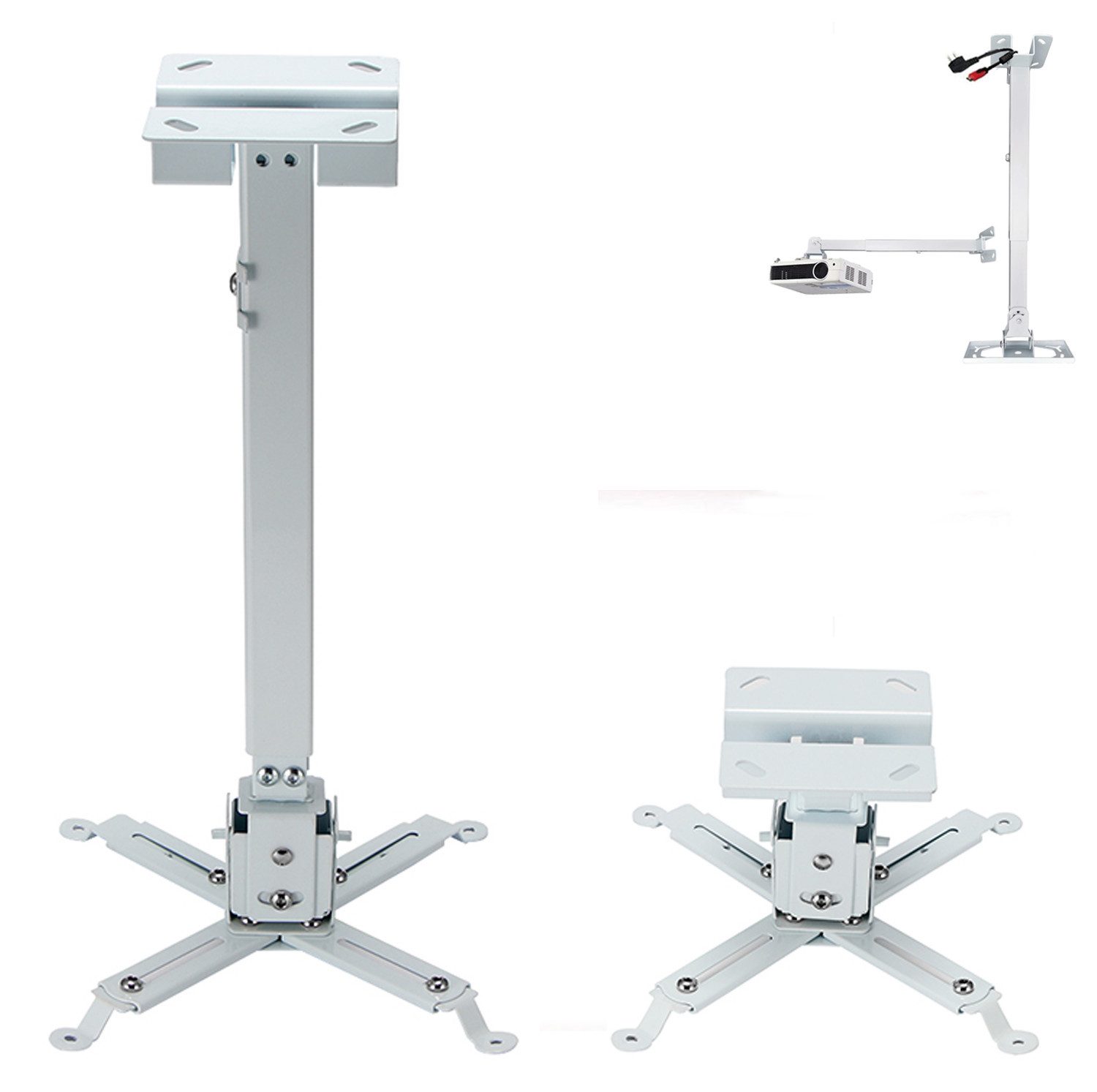 BlingBin Beamer-Deckenhalterung Beamer Deckenhalterung und Wandhalterung,