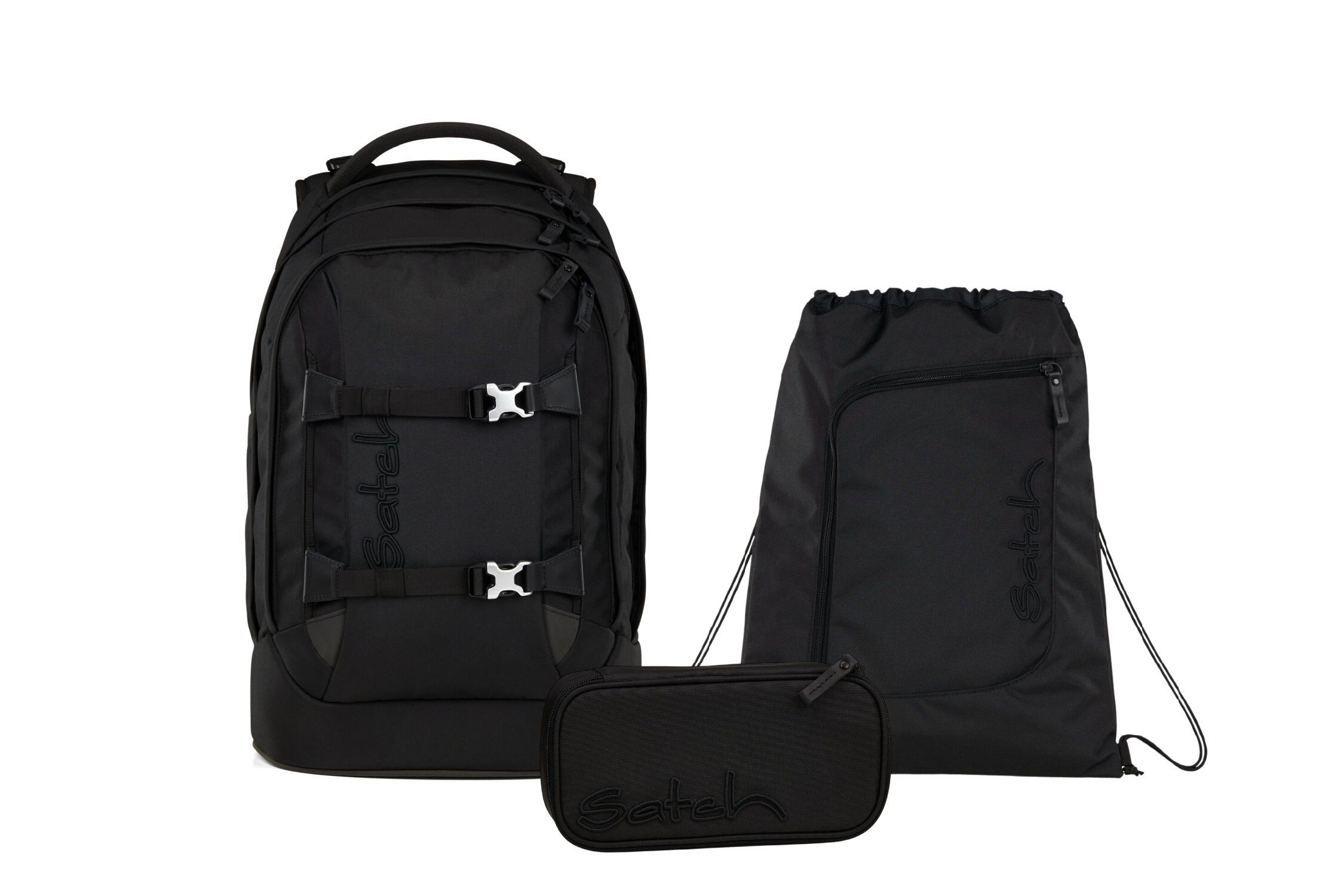 Satch Schulranzen Schulrucksack-Set PACK Nordic Black