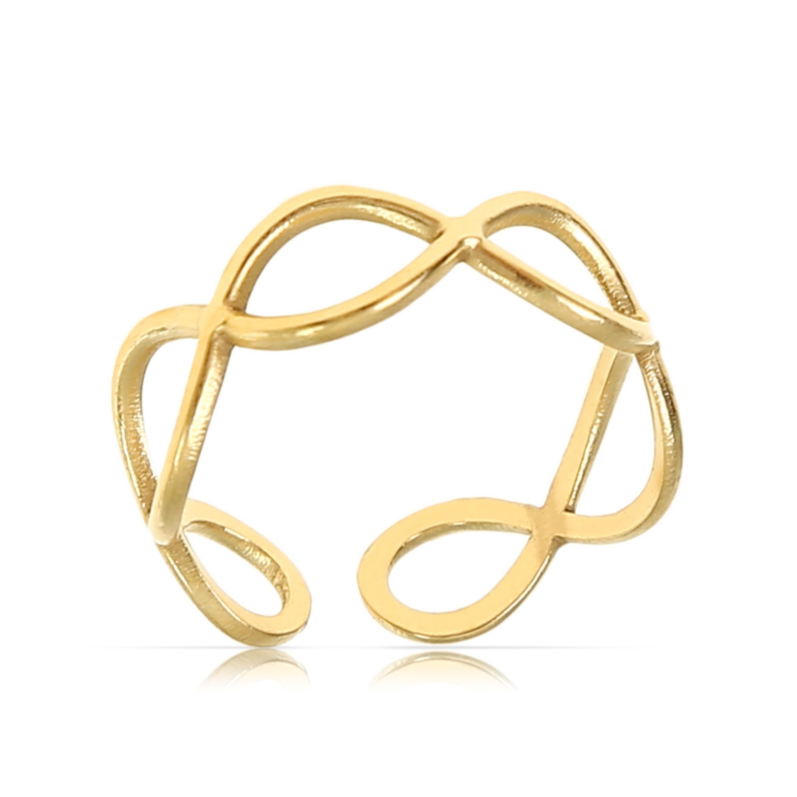 Made by Nami Fingerring Goldener Boho