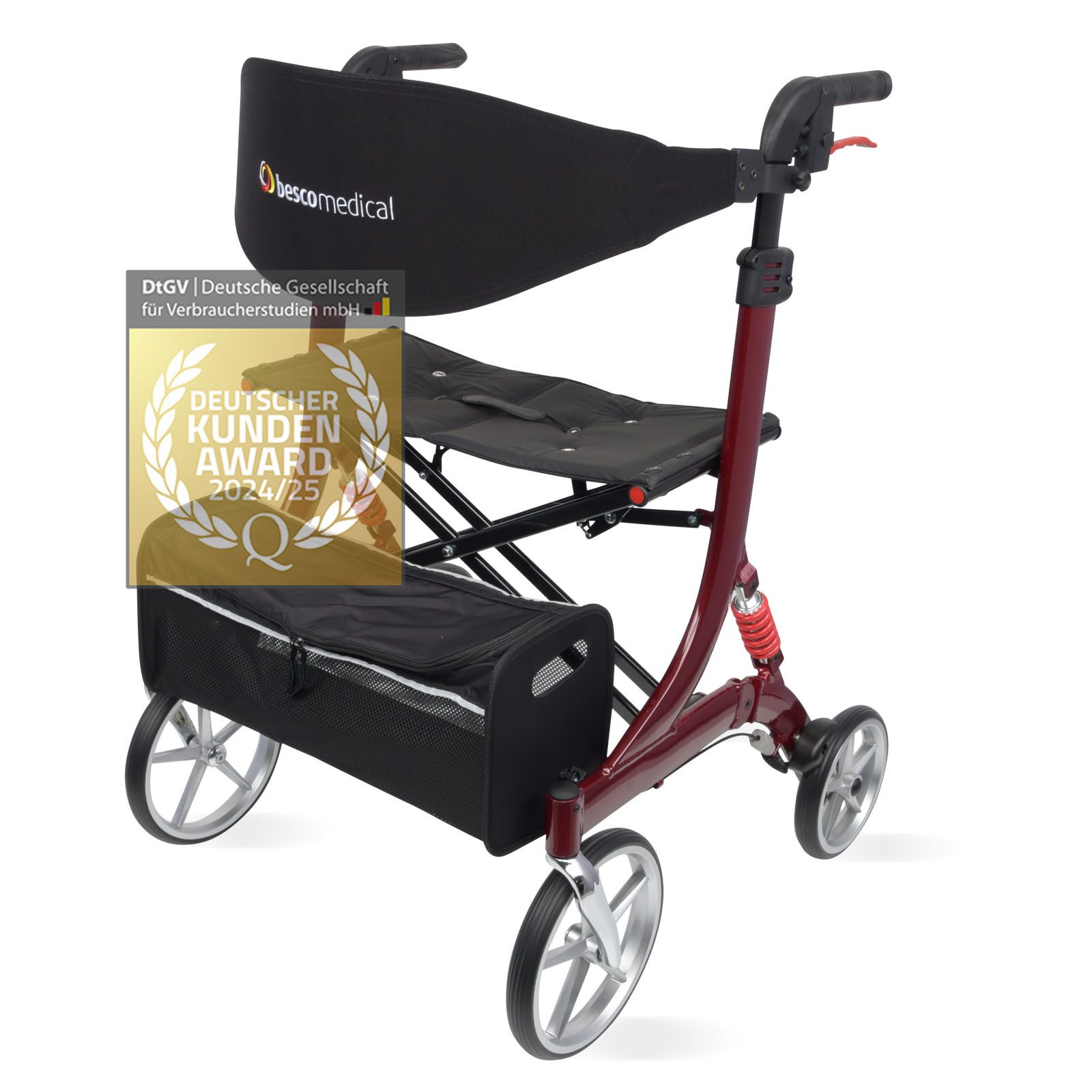bescomedical Rollator SPRING XL - Hochbelastbar