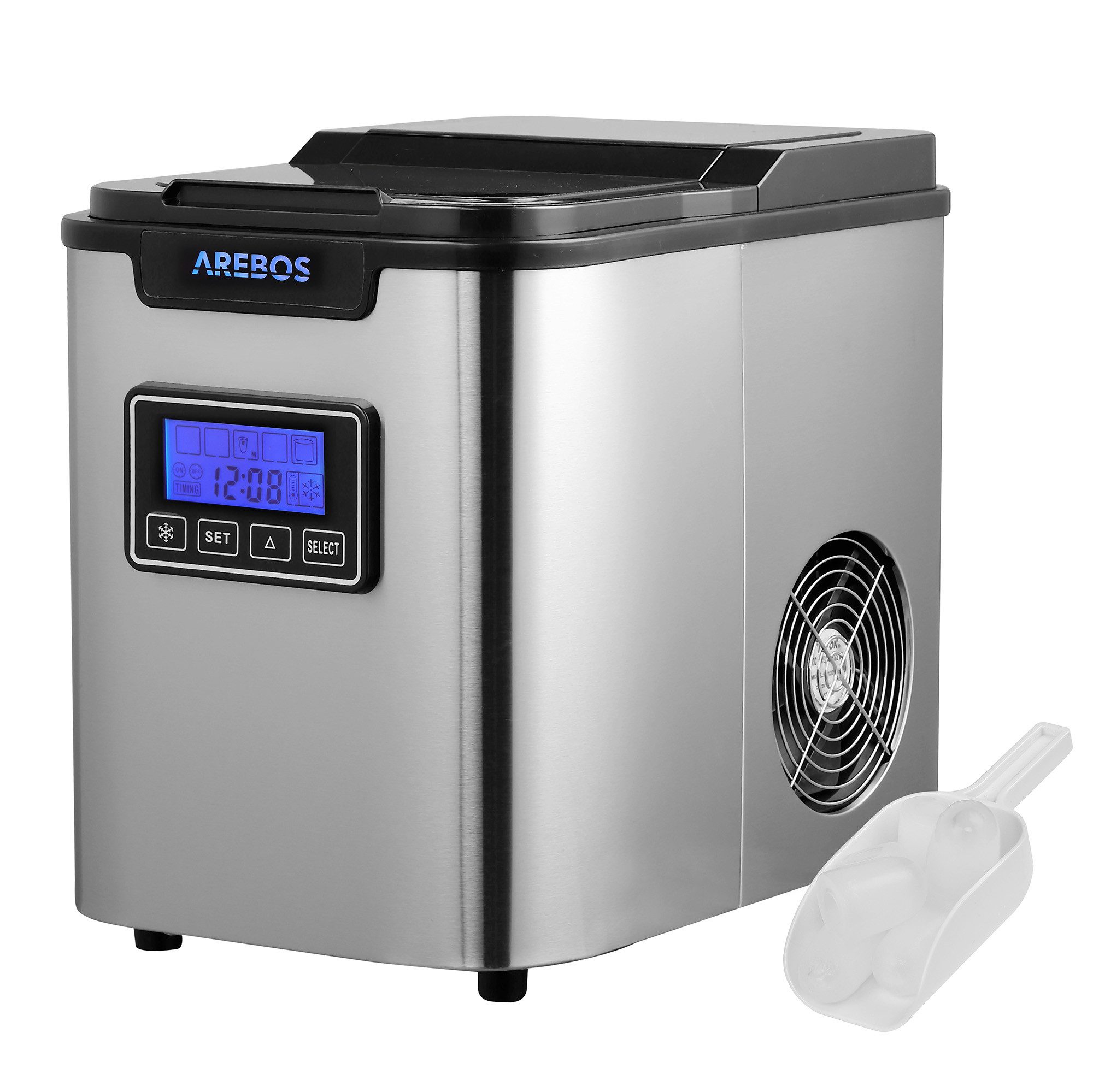 Arebos Eiswürfelmaschine Ice Cube Maker, 12
