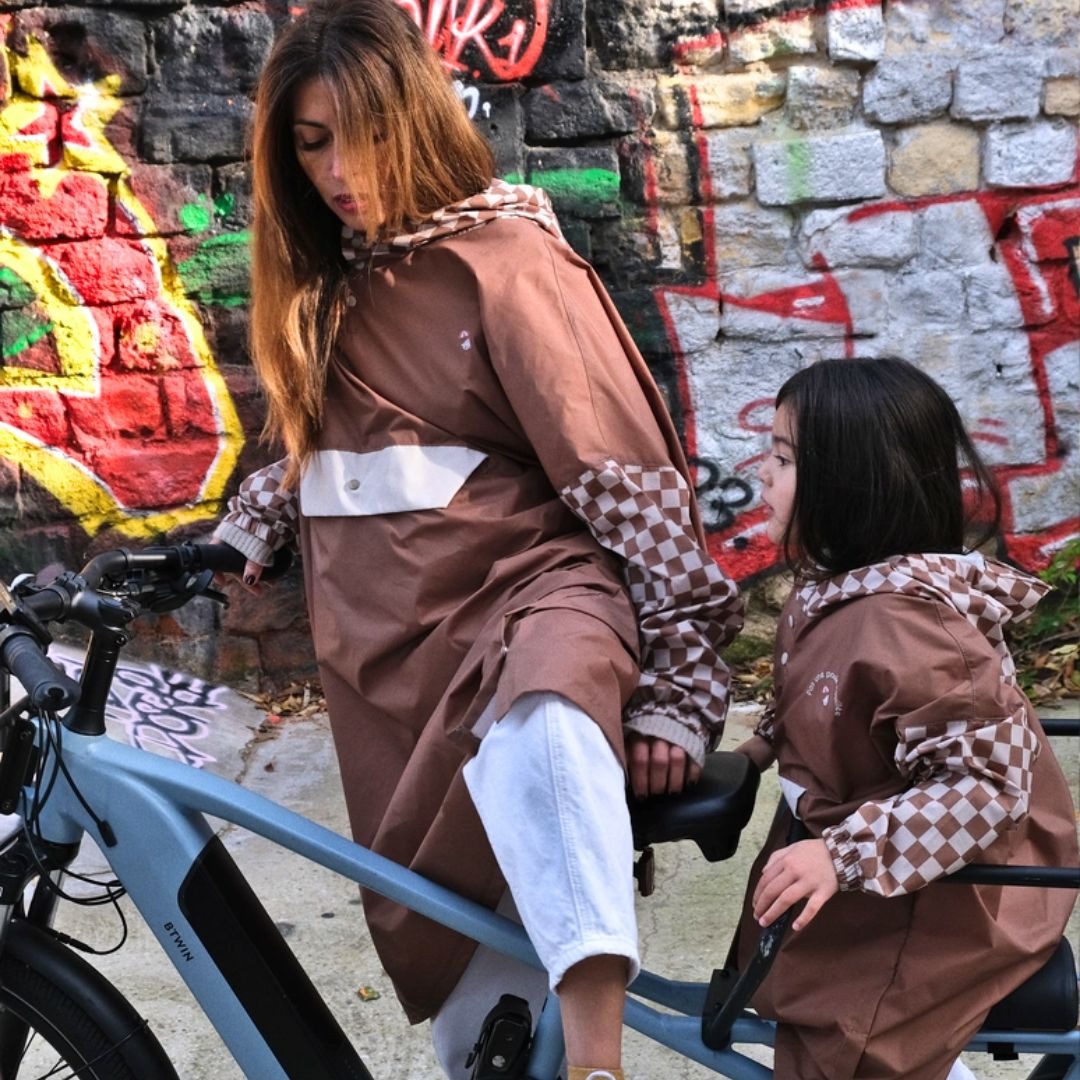 suebidou Regenponcho Hochwertiger modischer Regenmantel für