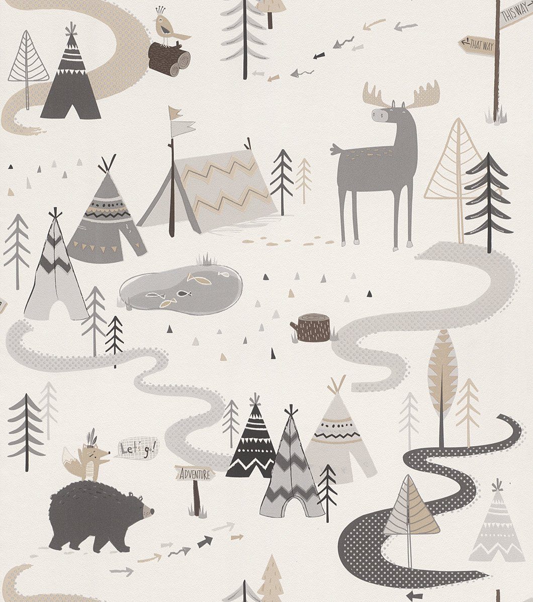 Rasch Kindertapete Rasch Selection, Kids Native