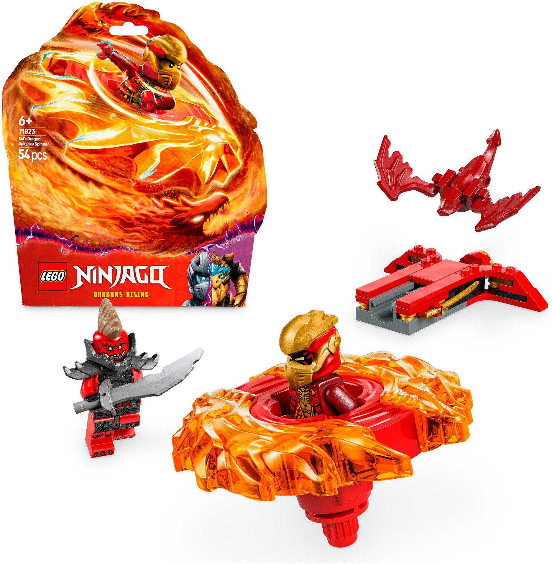 LEGO® Kais Drachen-Spinjitzu-Spinner (71823), LEGO Ninjago