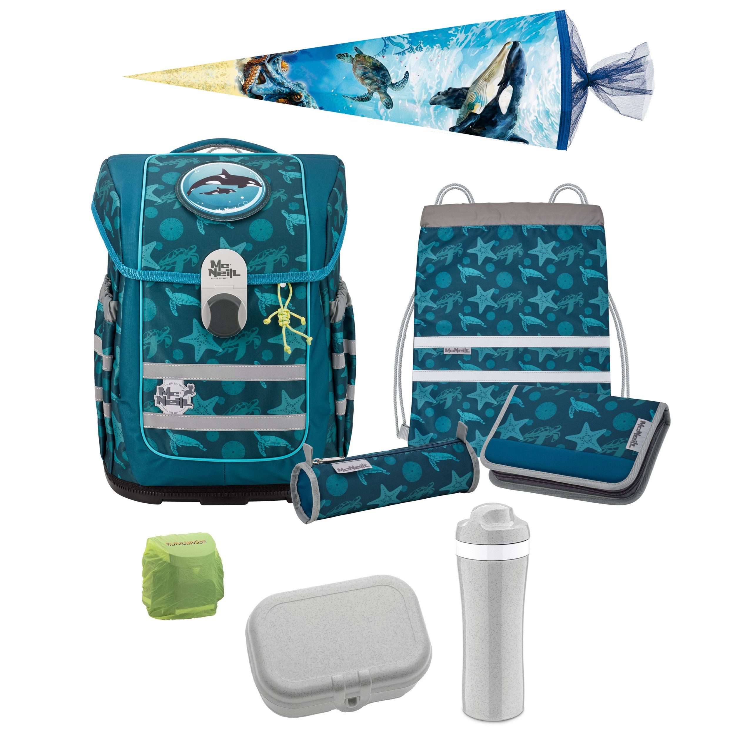 McNeill Schulranzen McOcean SEALIFE Schultasche 1.