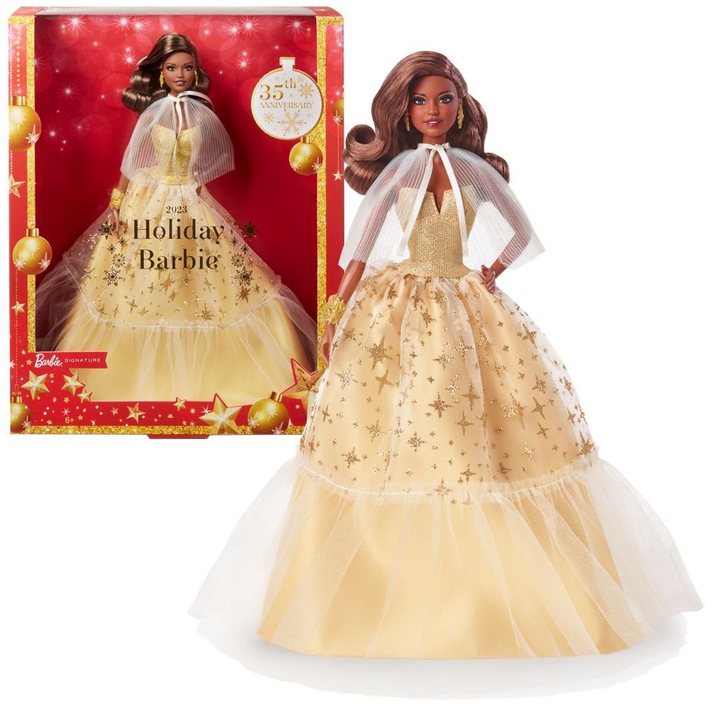 Barbie Anziehpuppe Holiday Barbie 2023 HJX05
