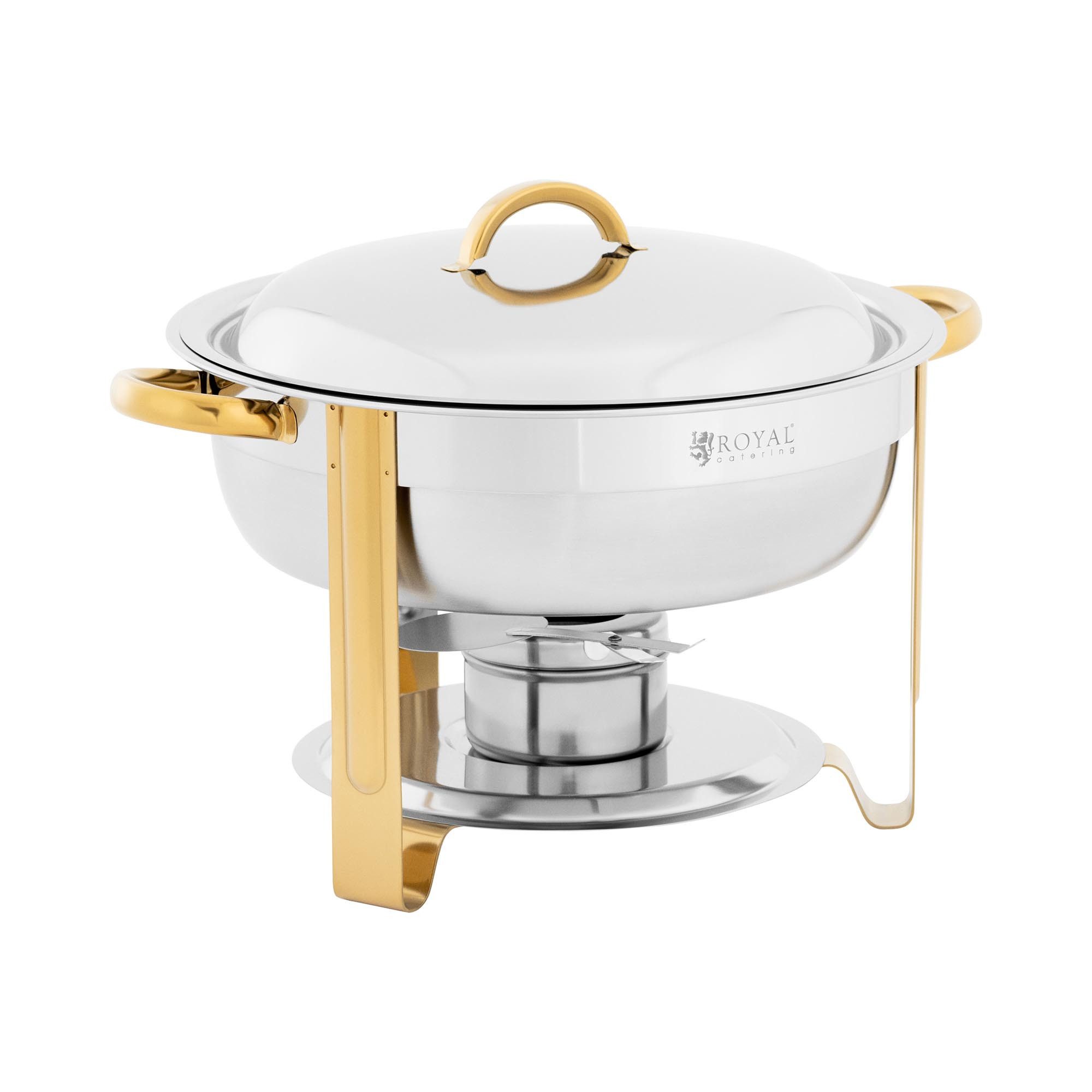 Royal Catering Speisenwärmer Chafing Dish rund